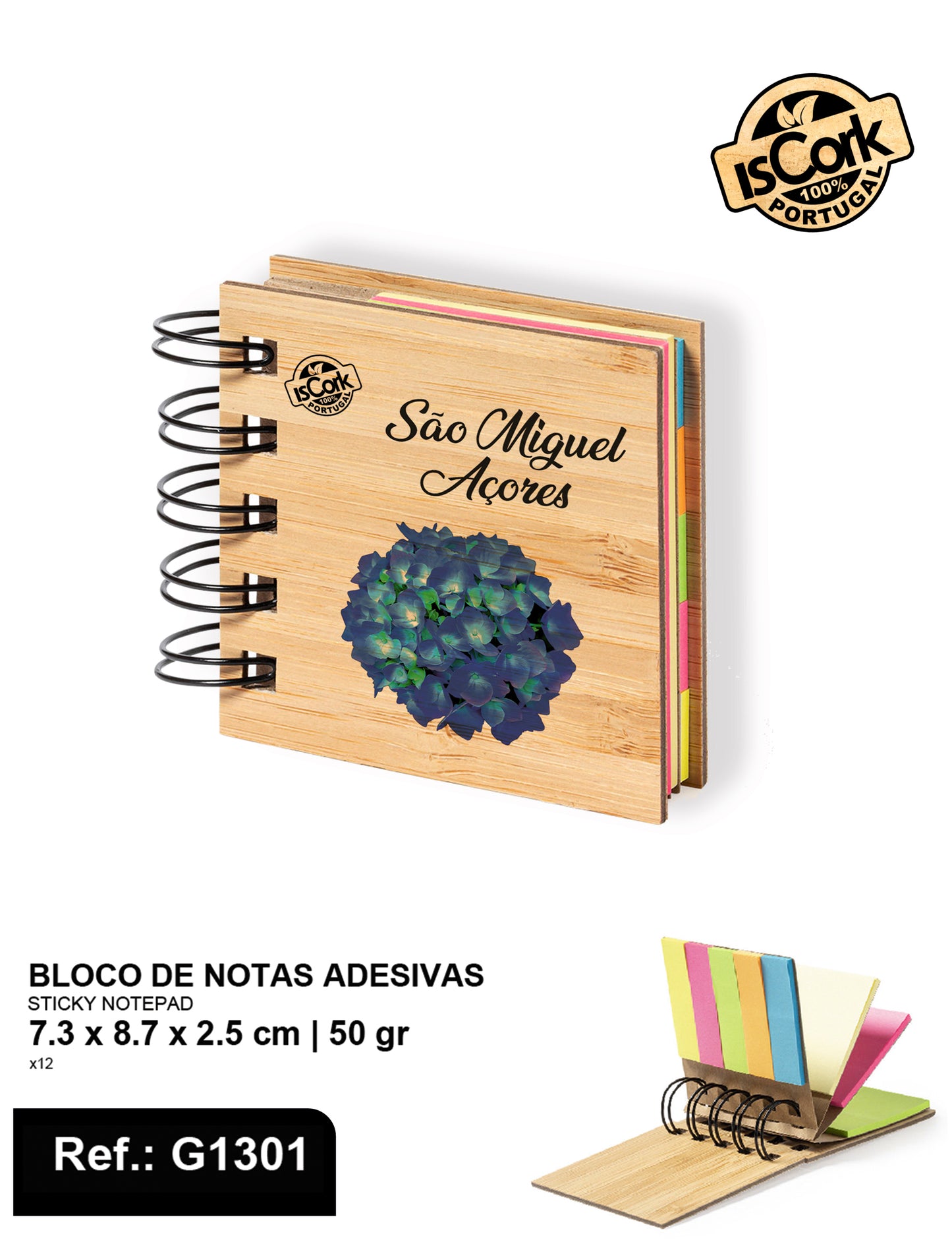 Bloco de notas adesivas São Miguel G945