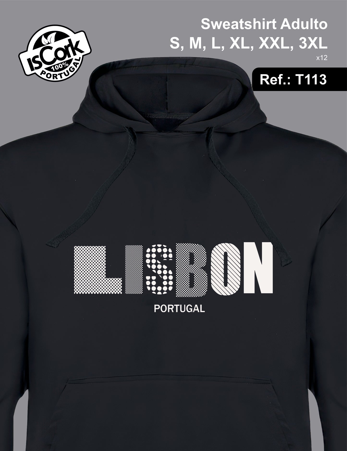 Sweatshirt Adulto Lisboa G981