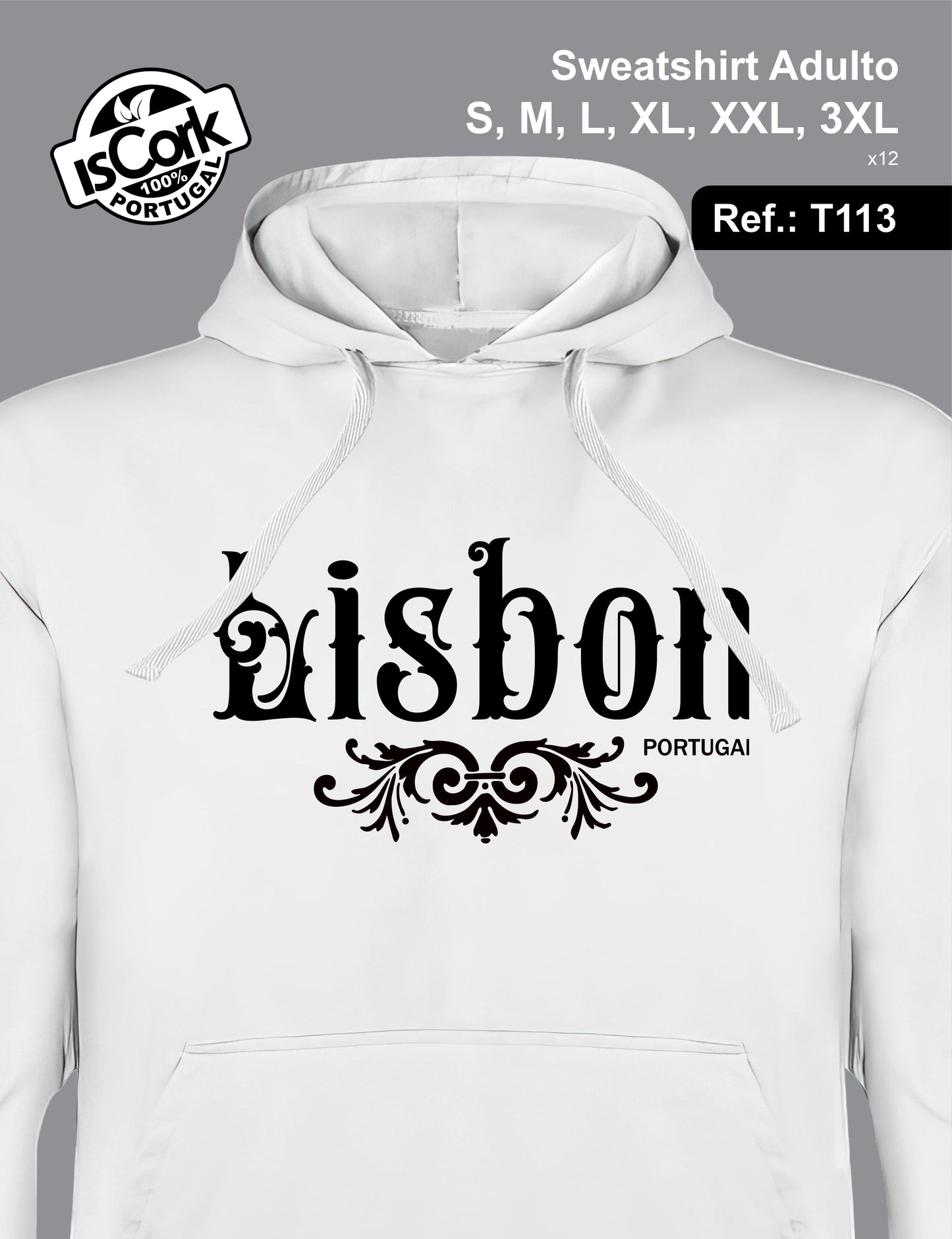 Sweatshirt Adulto Lisboa G983