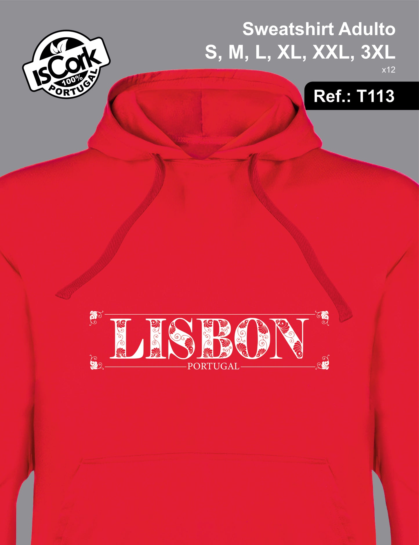 Sweatshirt Adulto Lisboa G984
