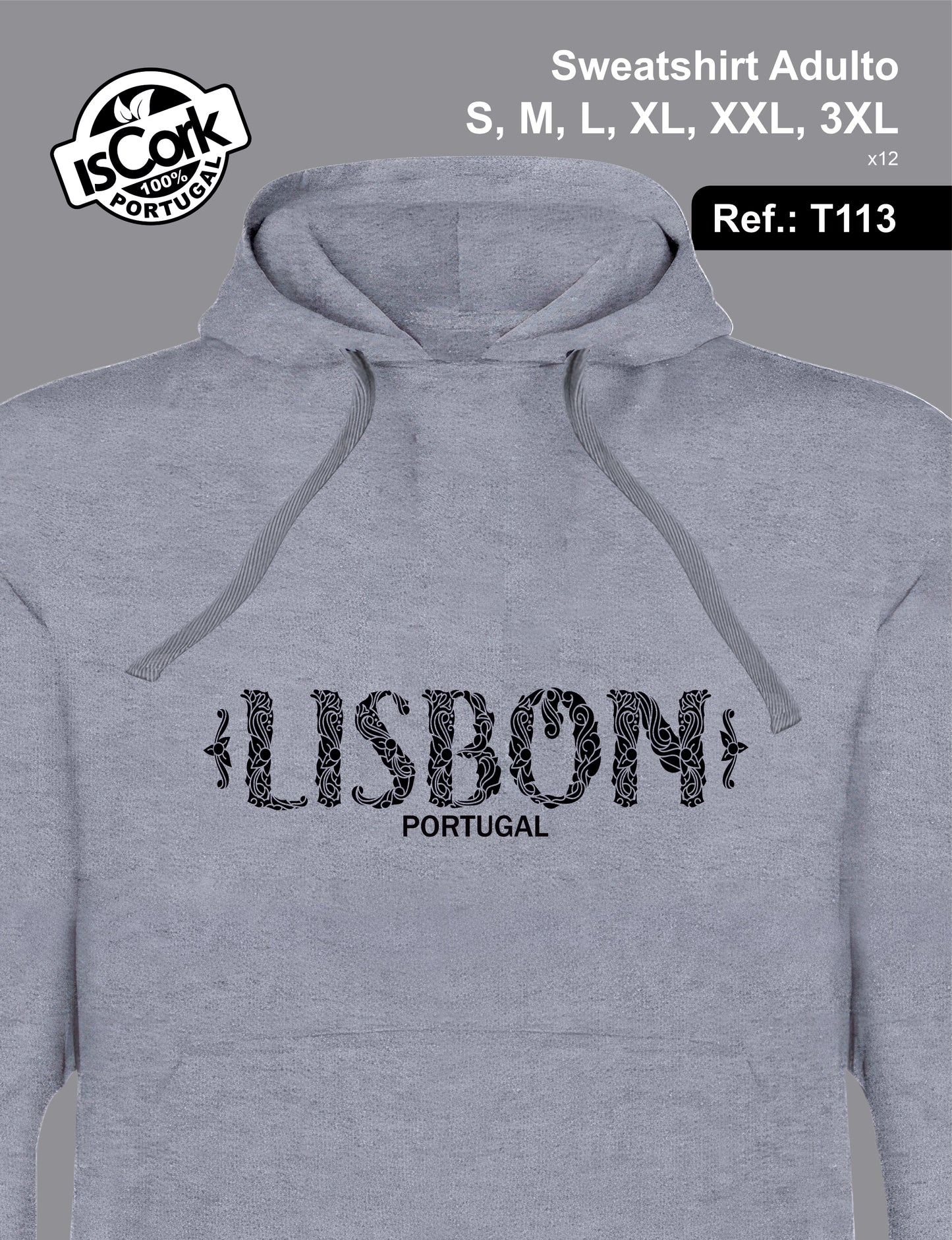 Sweatshirt Adulto Lisboa G985