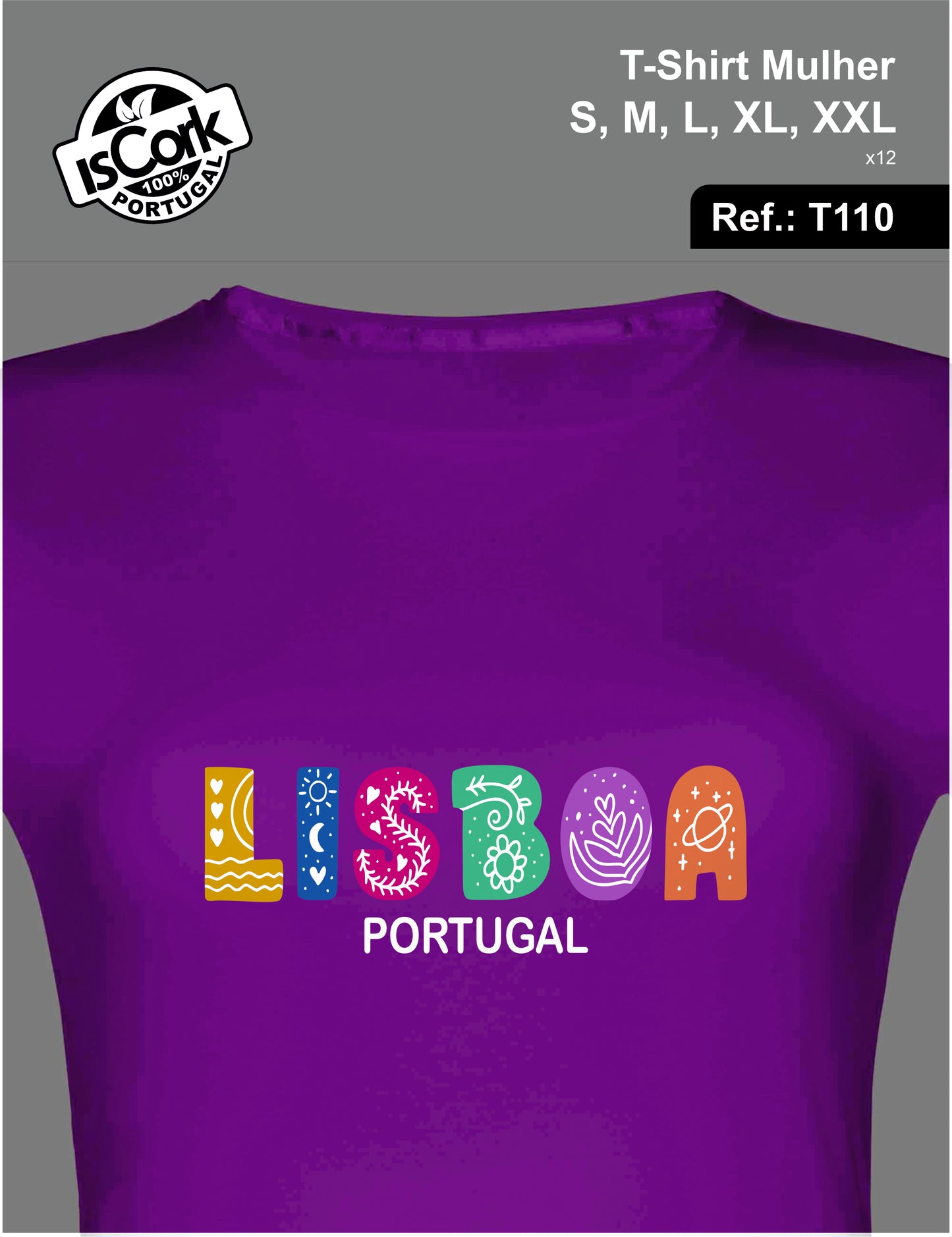 T-shirt Woman Lisboa G988