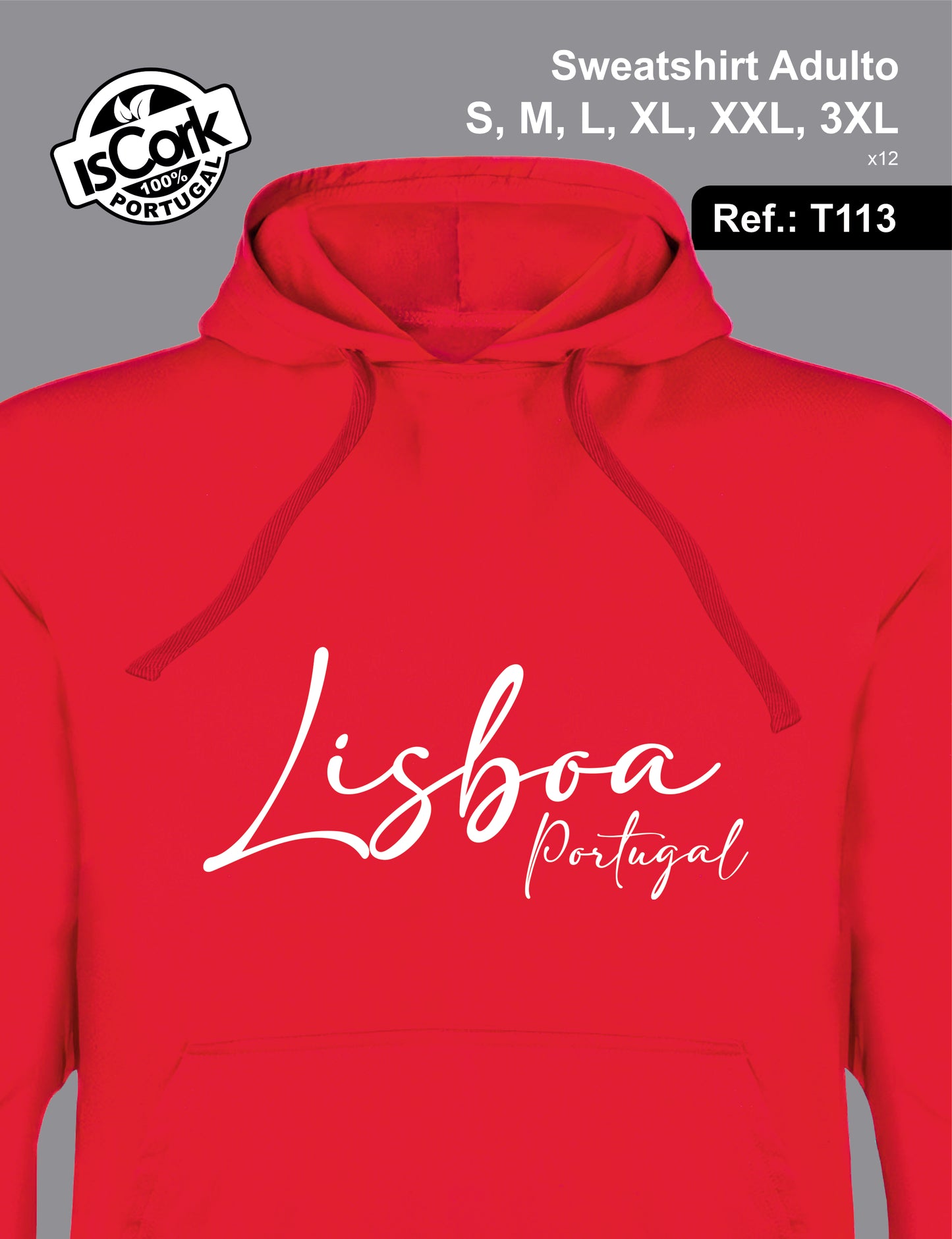 Sweatshirt Adulto Lisboa G989