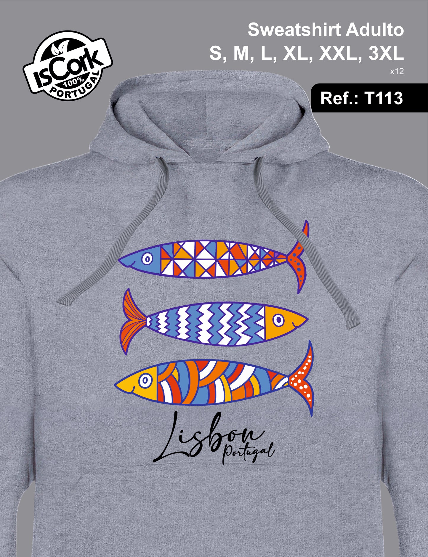 Sweatshirt Adulto Lisboa G991