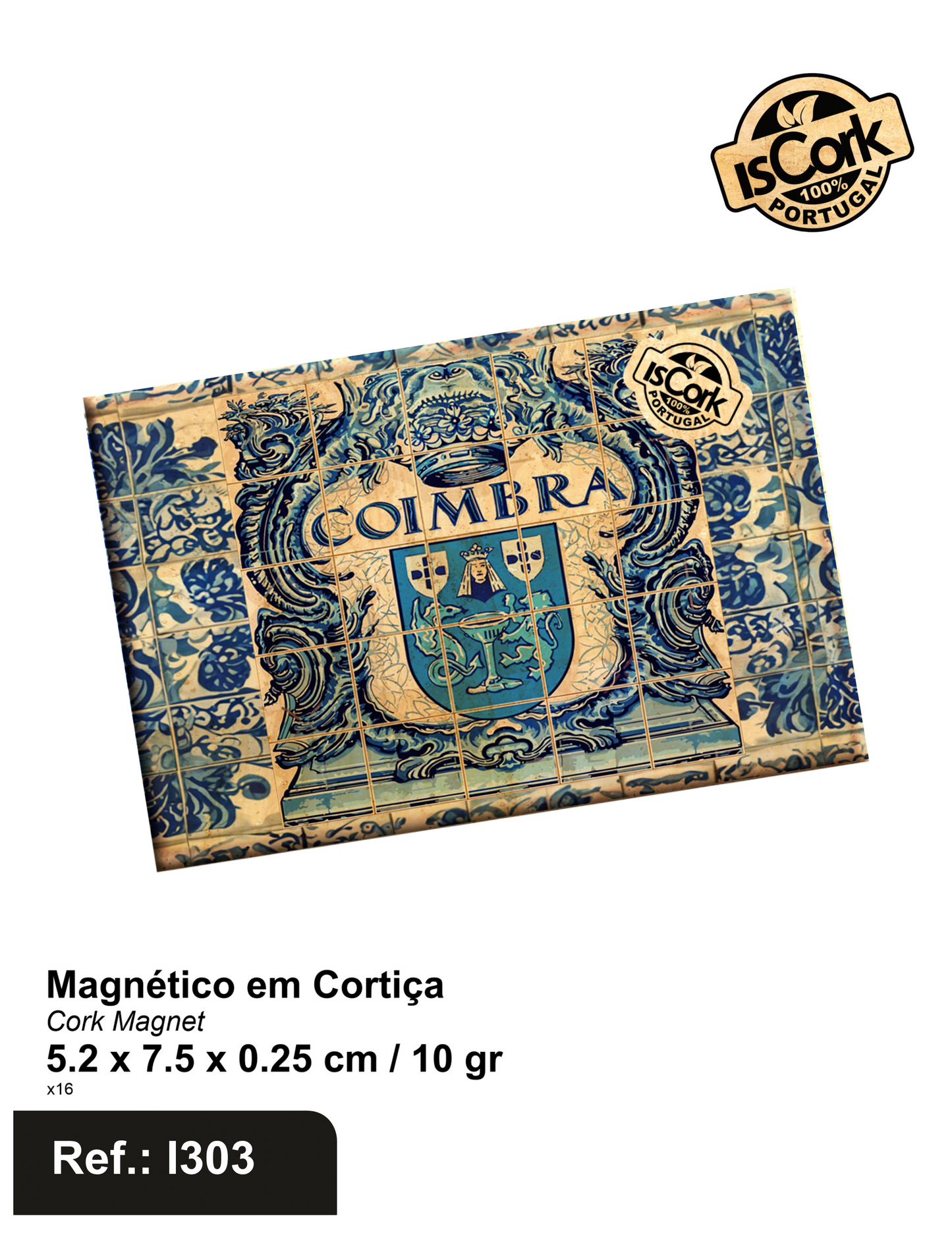 Magnético Cortiça Coimbra I-02