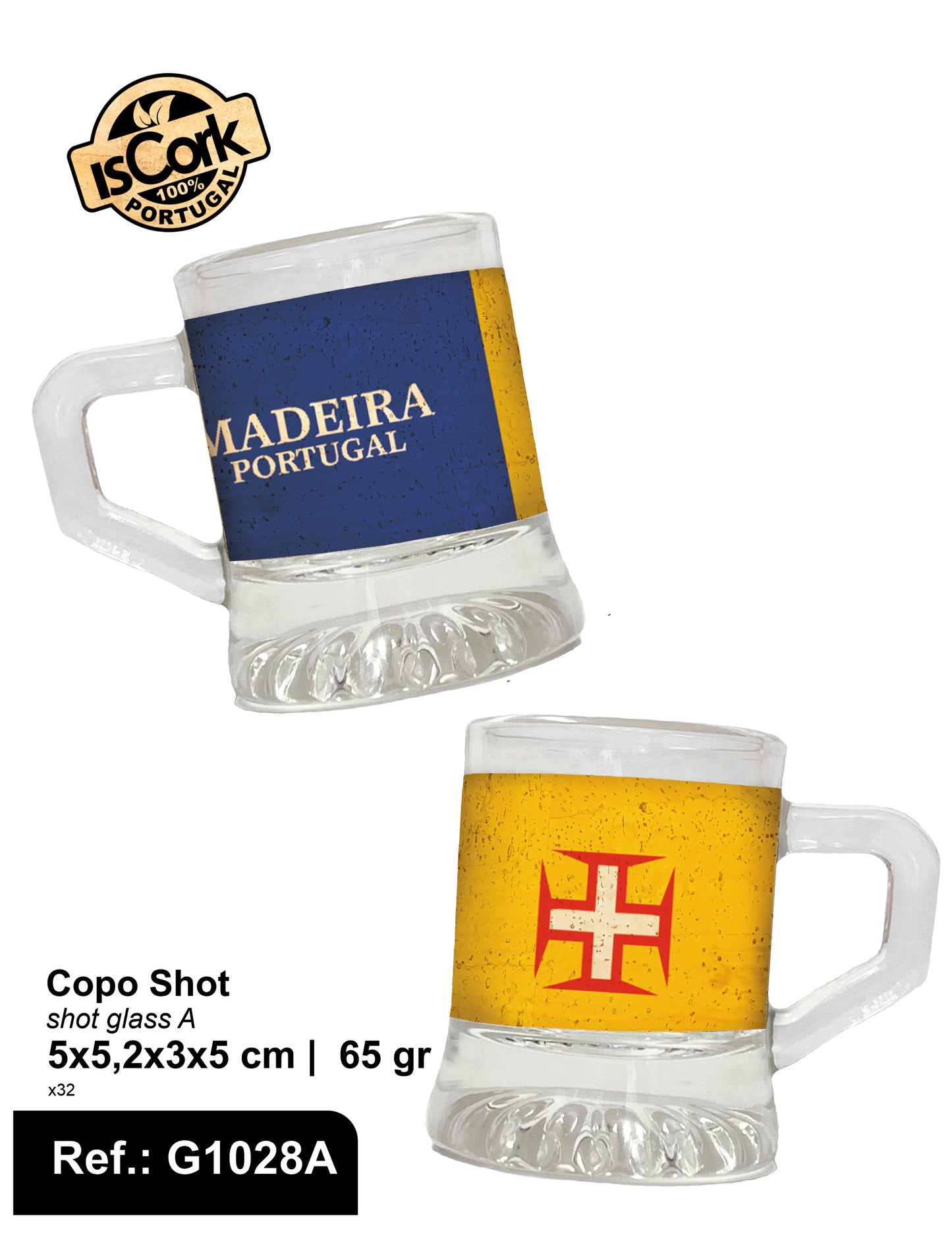 Copo Shot Madeira I-02