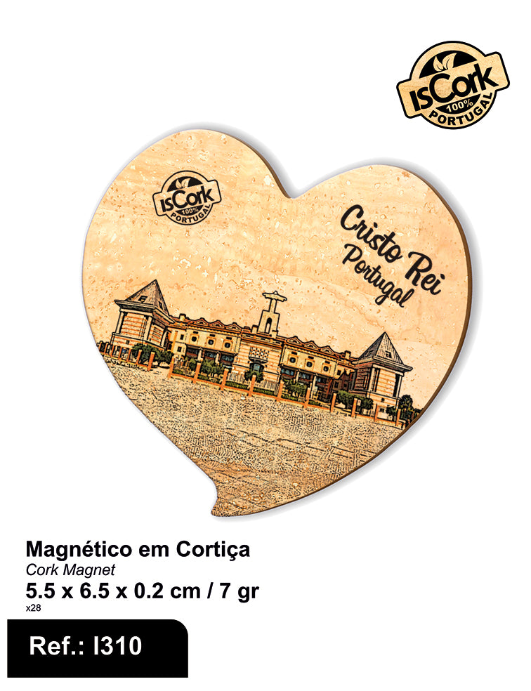 Magnético Coração Cristo Rei I-02