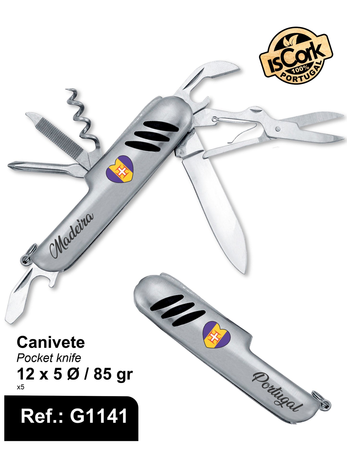 Canivete Multiusos Madeira I-04