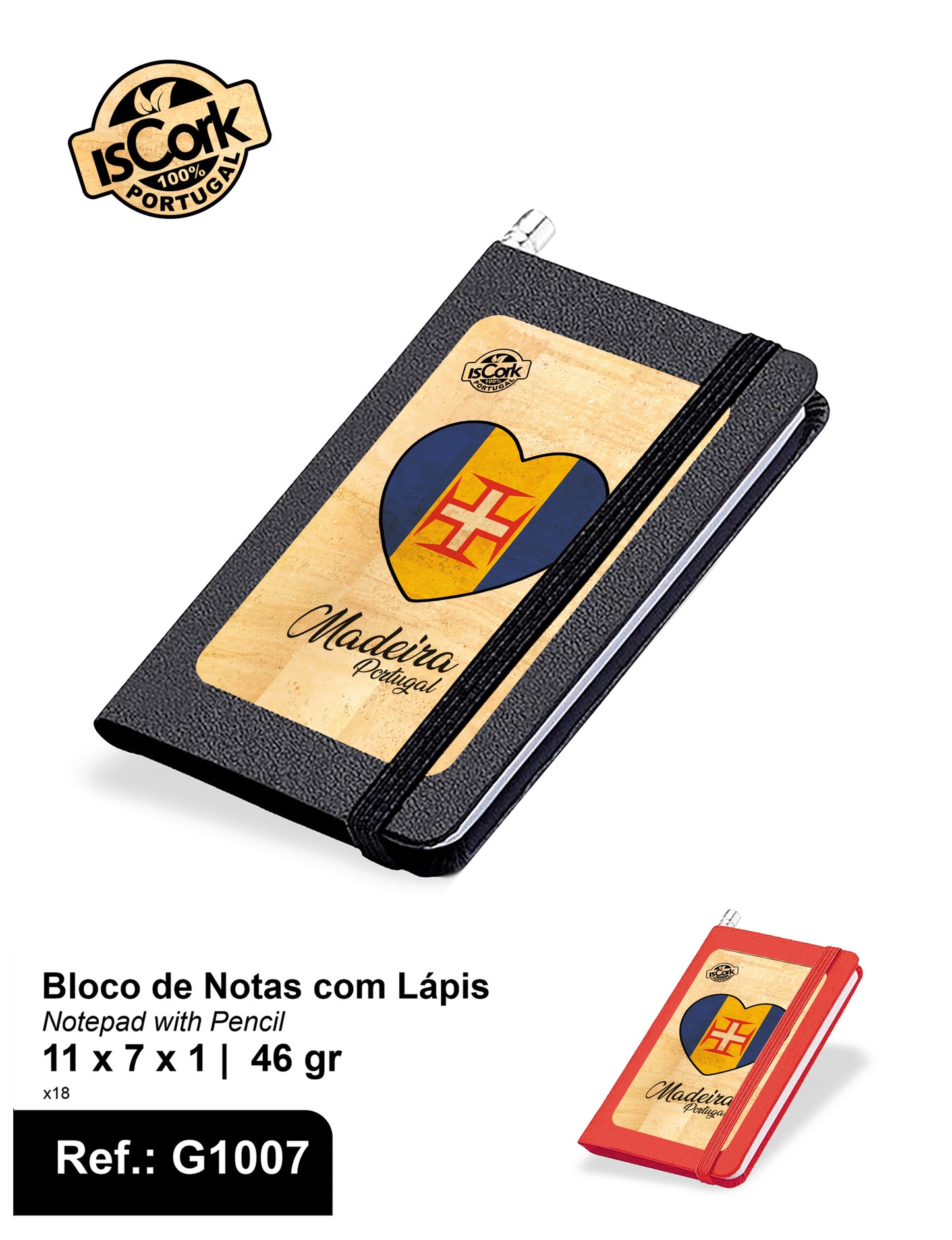 Bloco de Notas com lápis Madeira I-04