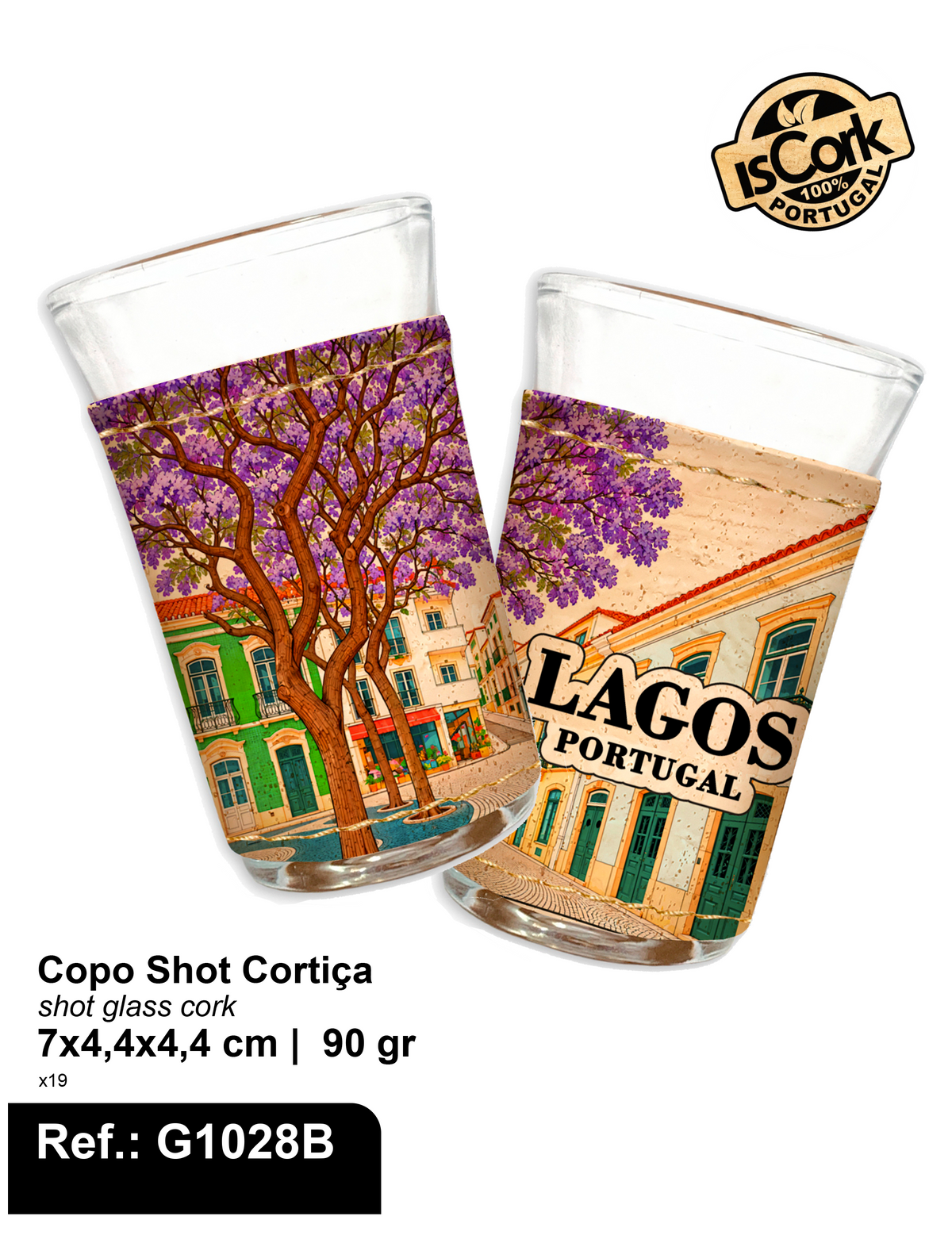 Lagos Cork Shot Glass G310