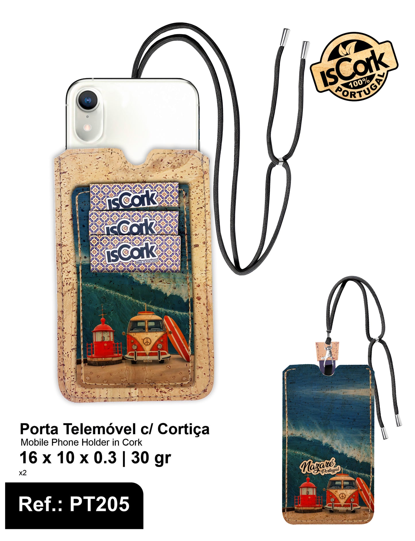 Porta Telemóvel c/cortija - Ref. PT205