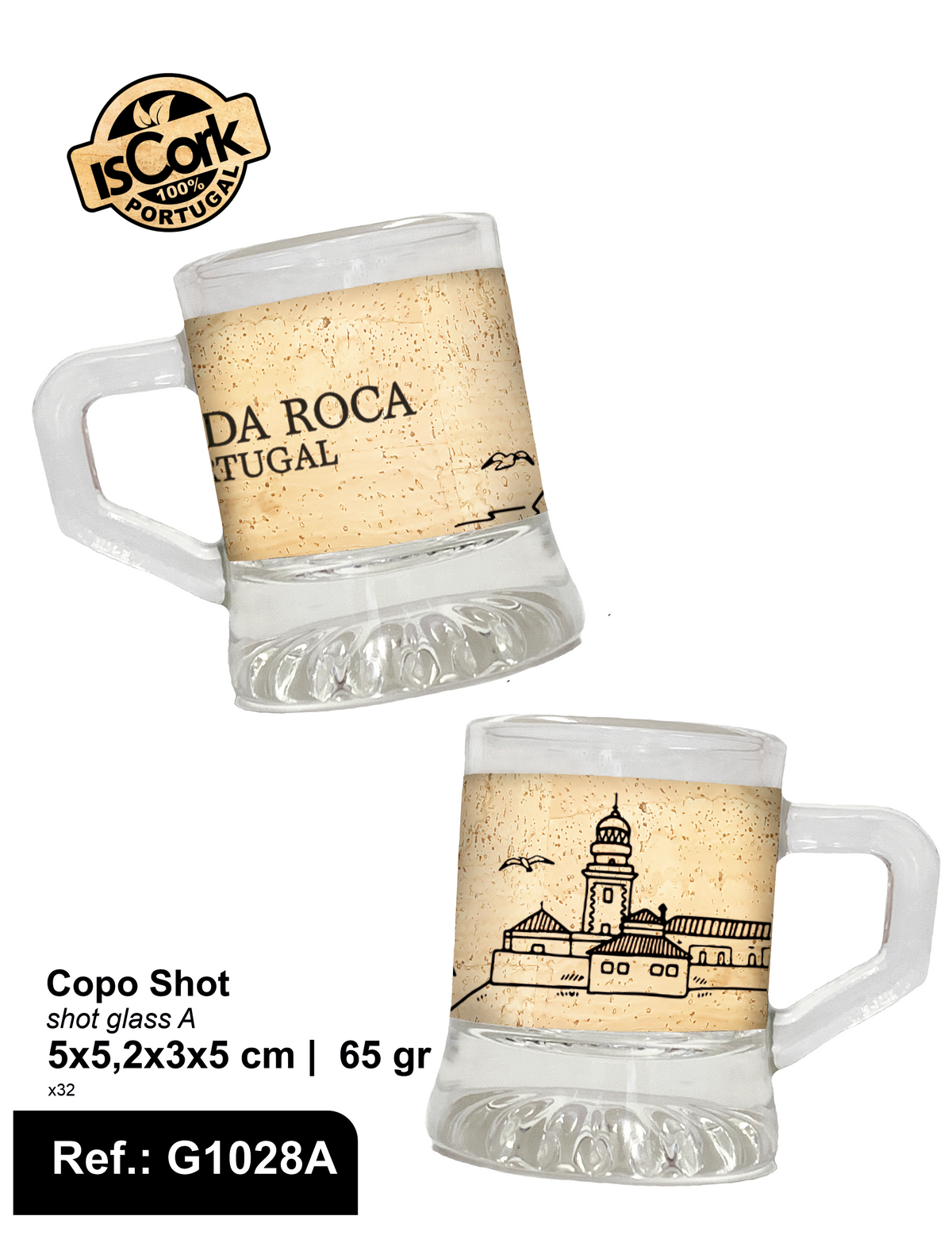 Copo Shot Cabo da Roca I-128