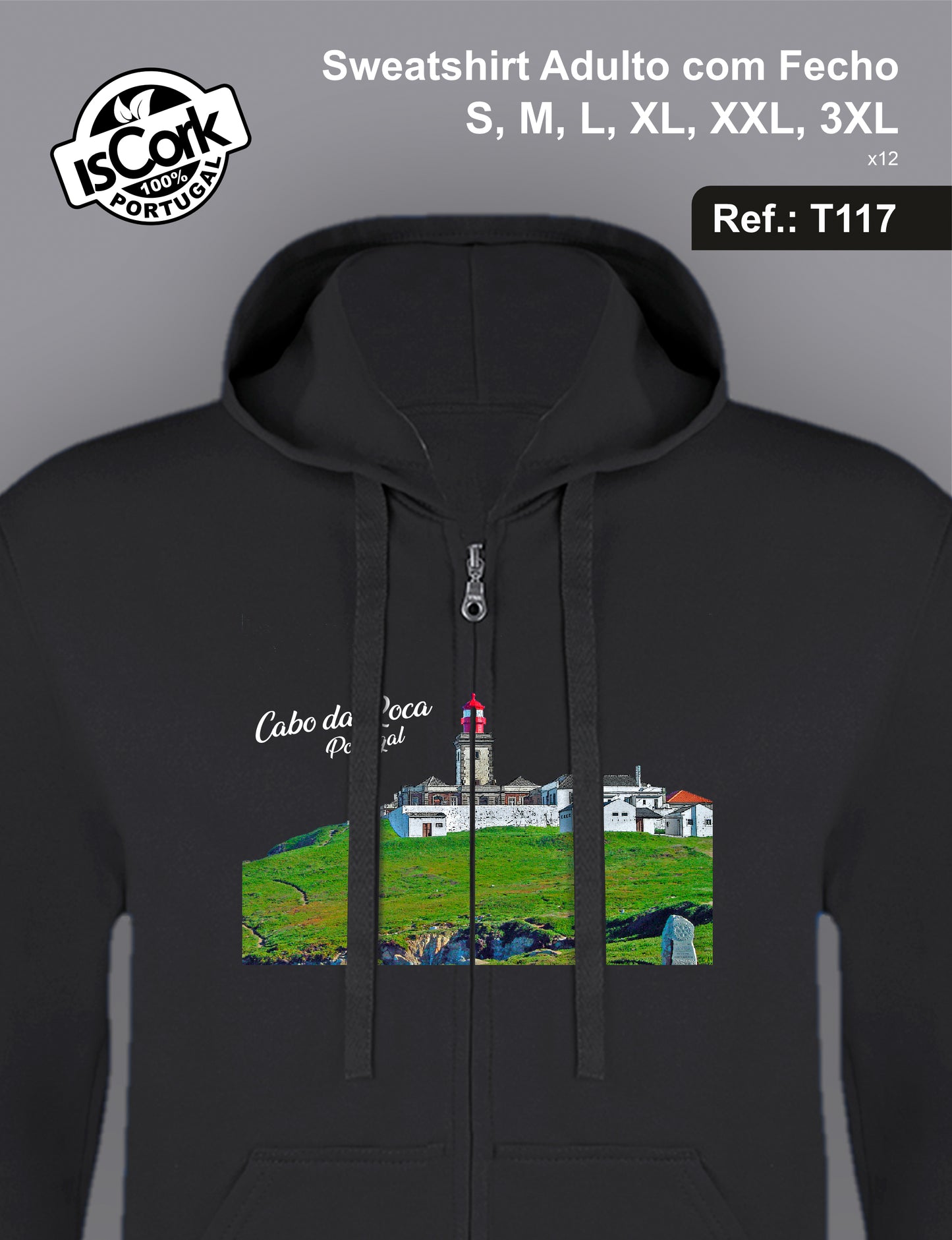 Sweatshirt Adulto Cabo da Roca T129