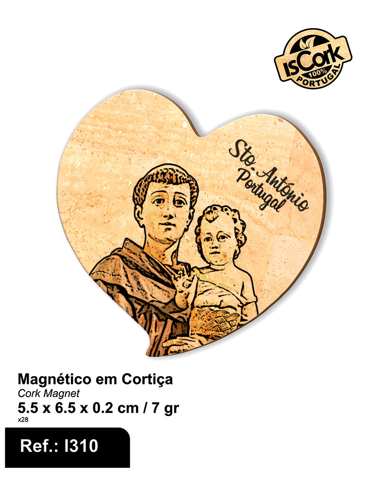 Magnético Coração Cristo Rei I-15