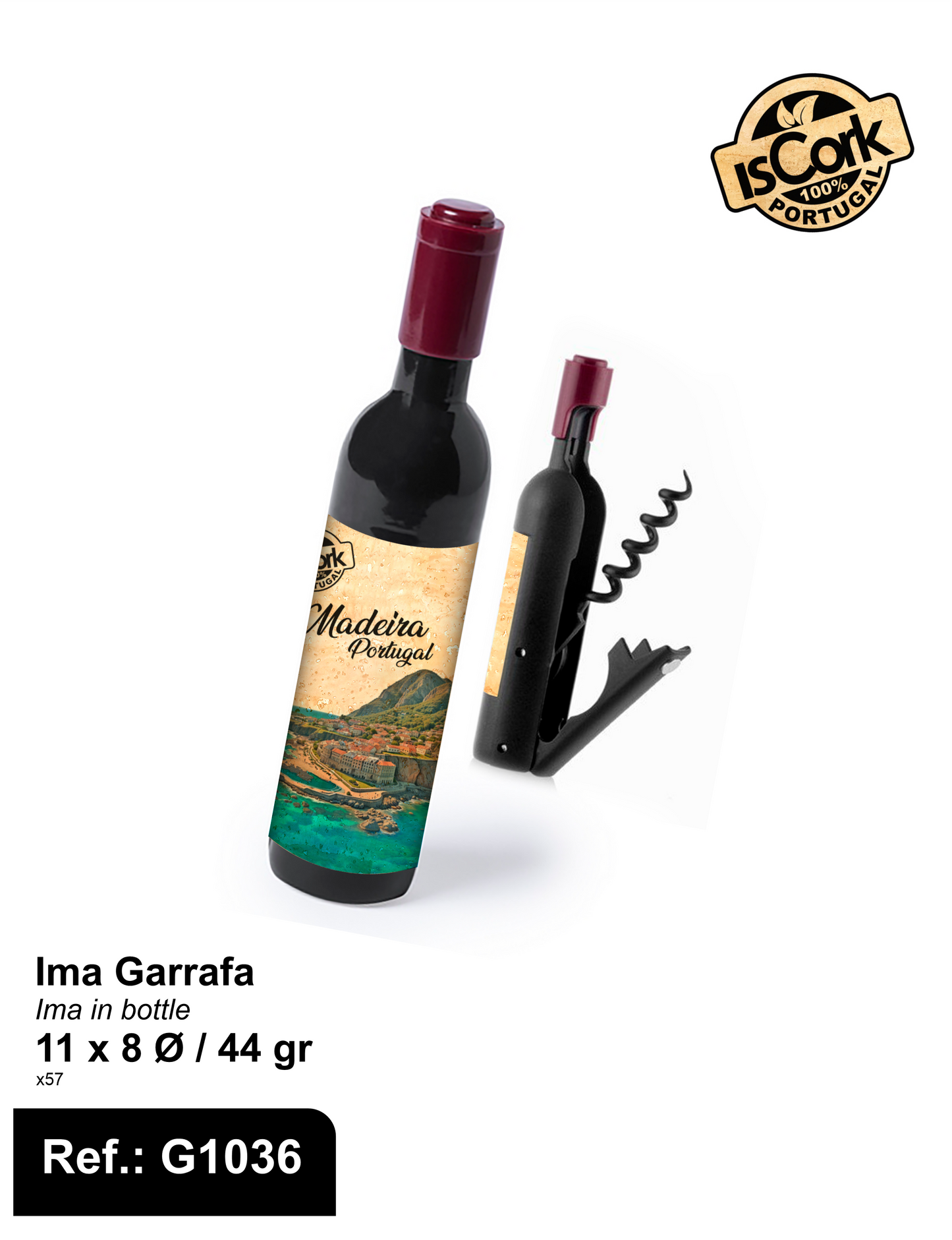 Íman garrafa Madeira I-201