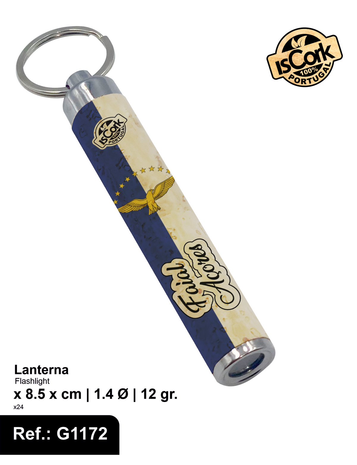 Saint Michael Keychain Flashlight G372