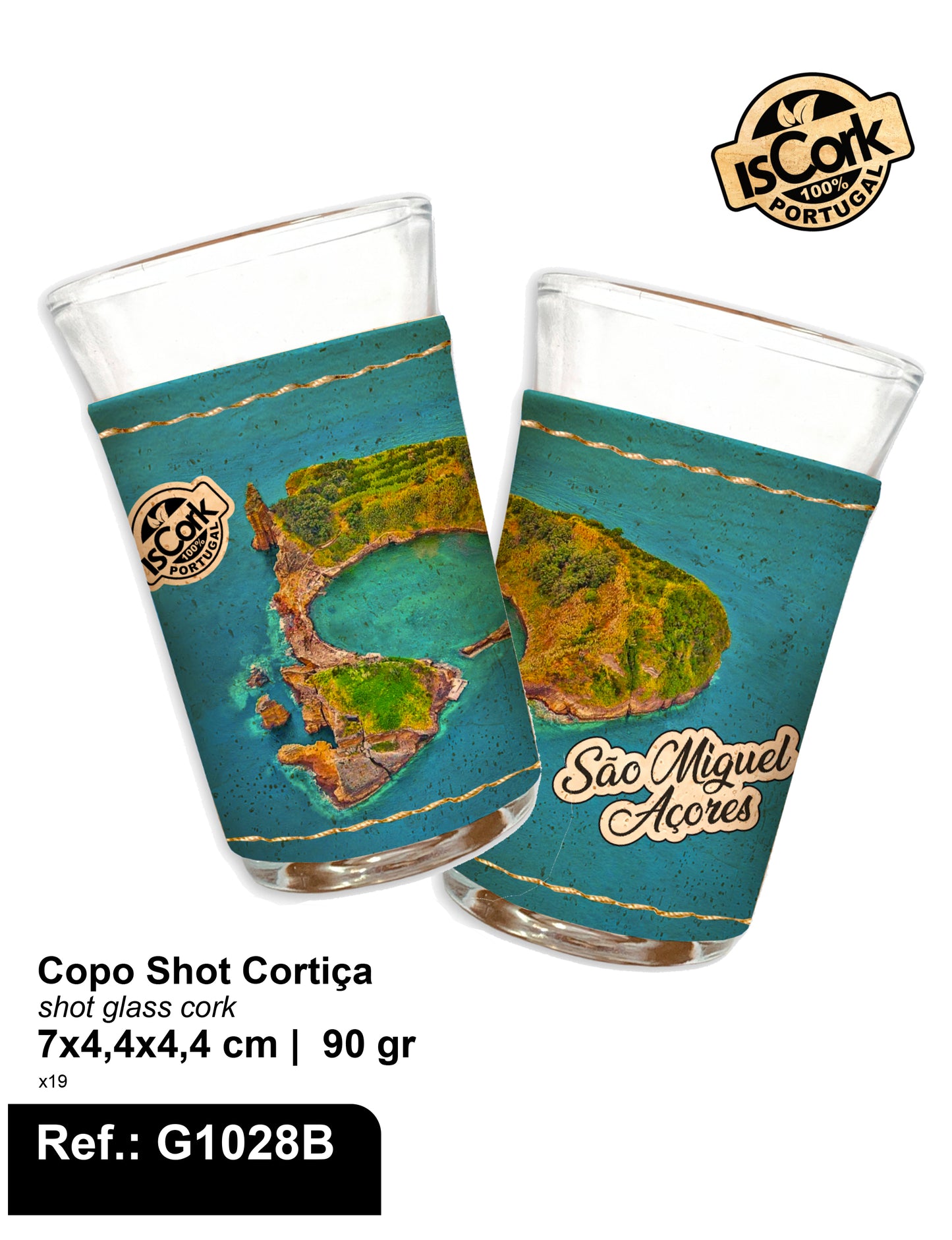 Copo Shot Cortiça São Miguel I-20