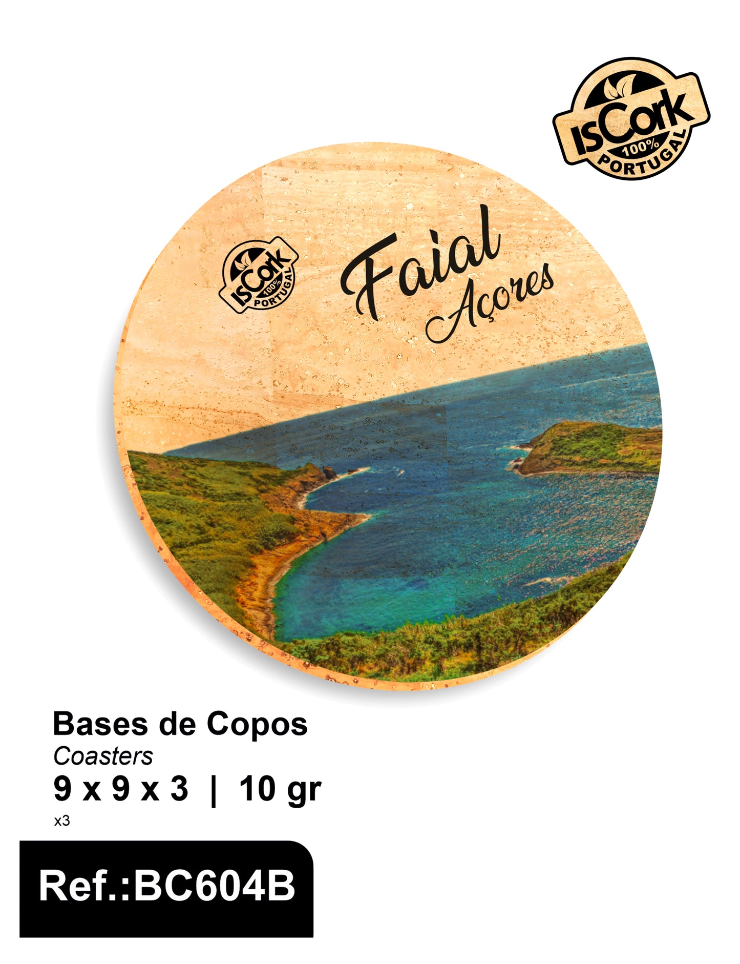 Base de Copos Redondo Faial I-24