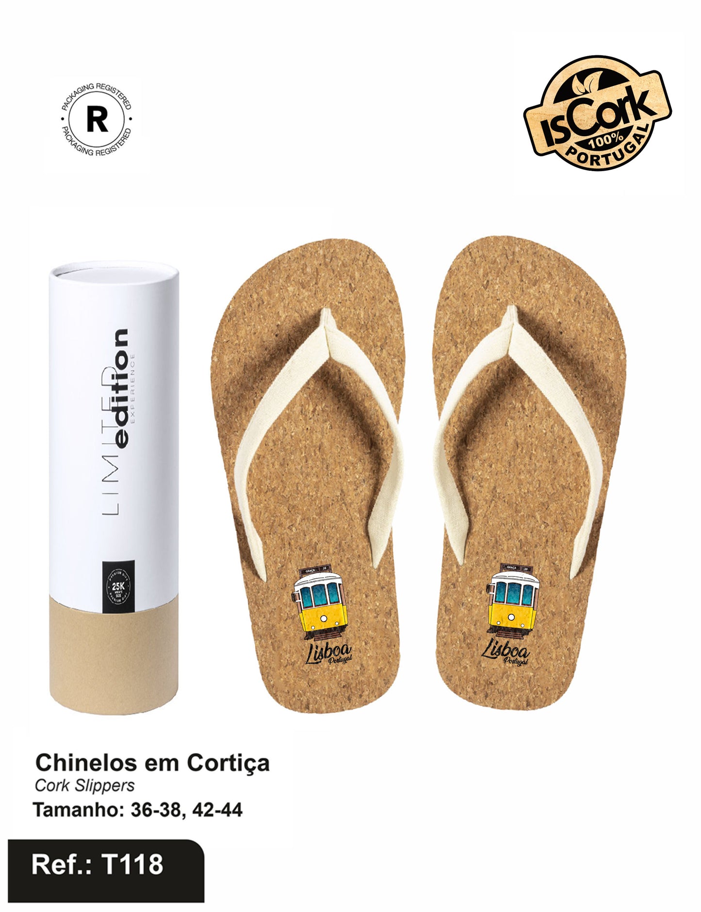 Chinelos de Cortiça Lisboa T27