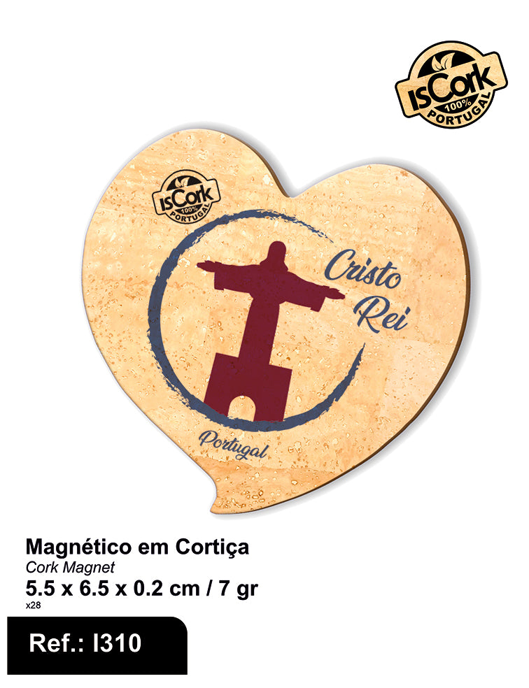 Magnético Coração Cristo Rei I-29