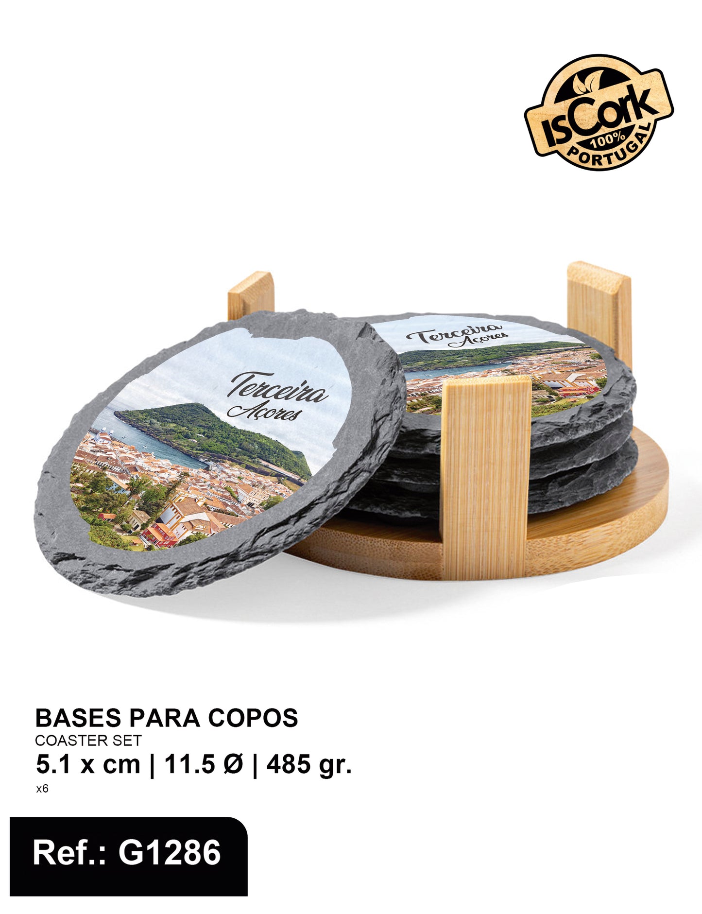 Base para copos pedra Terceira I-38