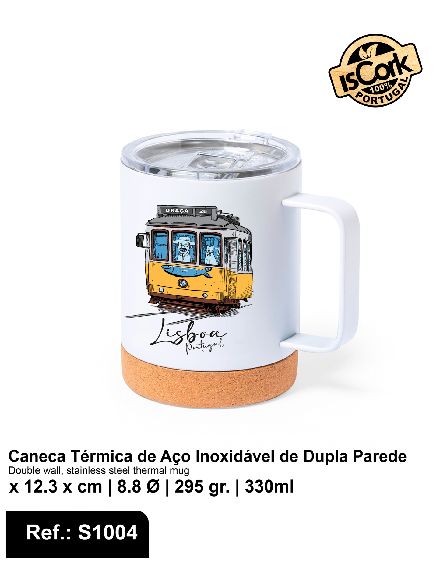 Caneca Térmicas Cortiça Lisboa I-572