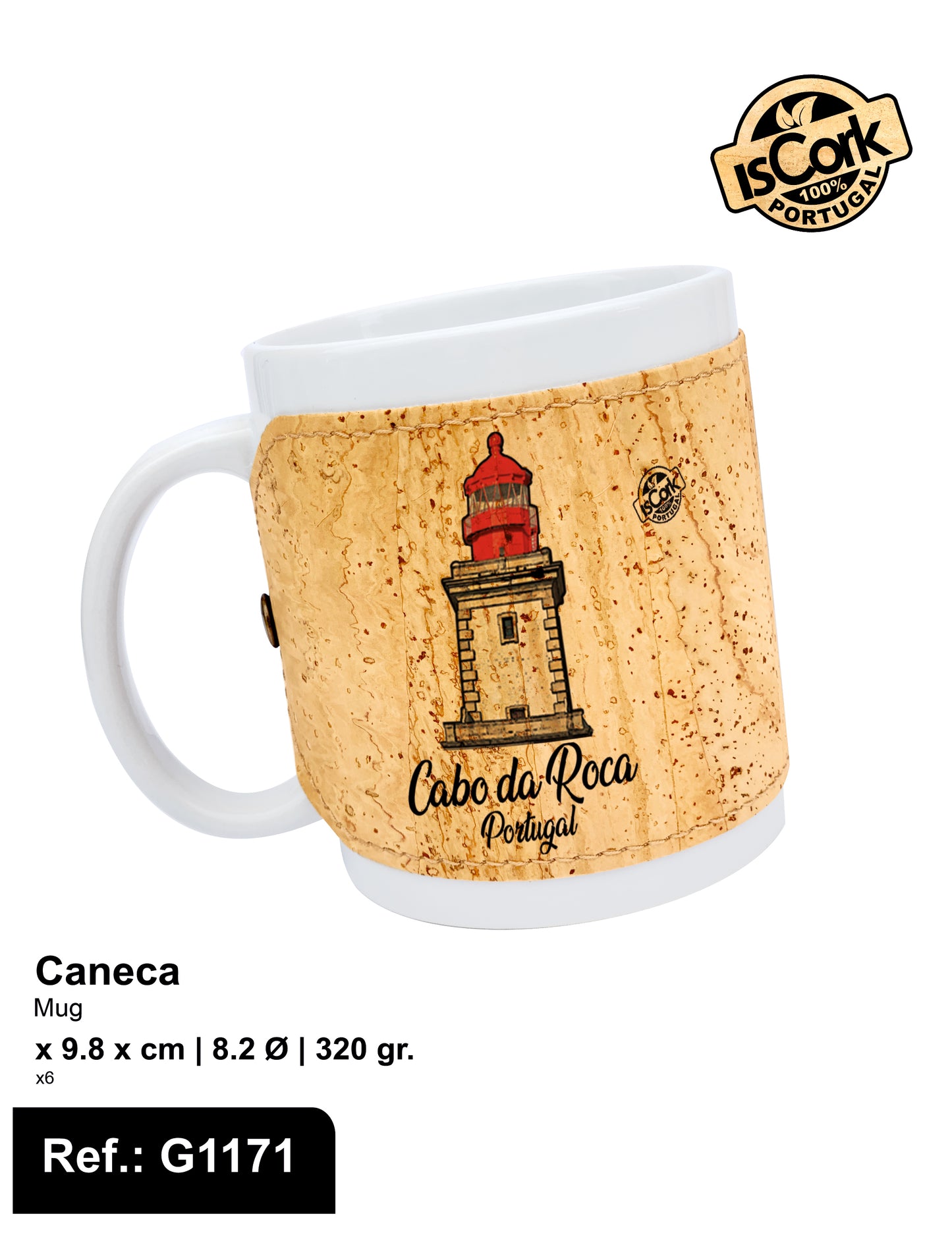 Caneca Cortiça Cabo da Roca I-63