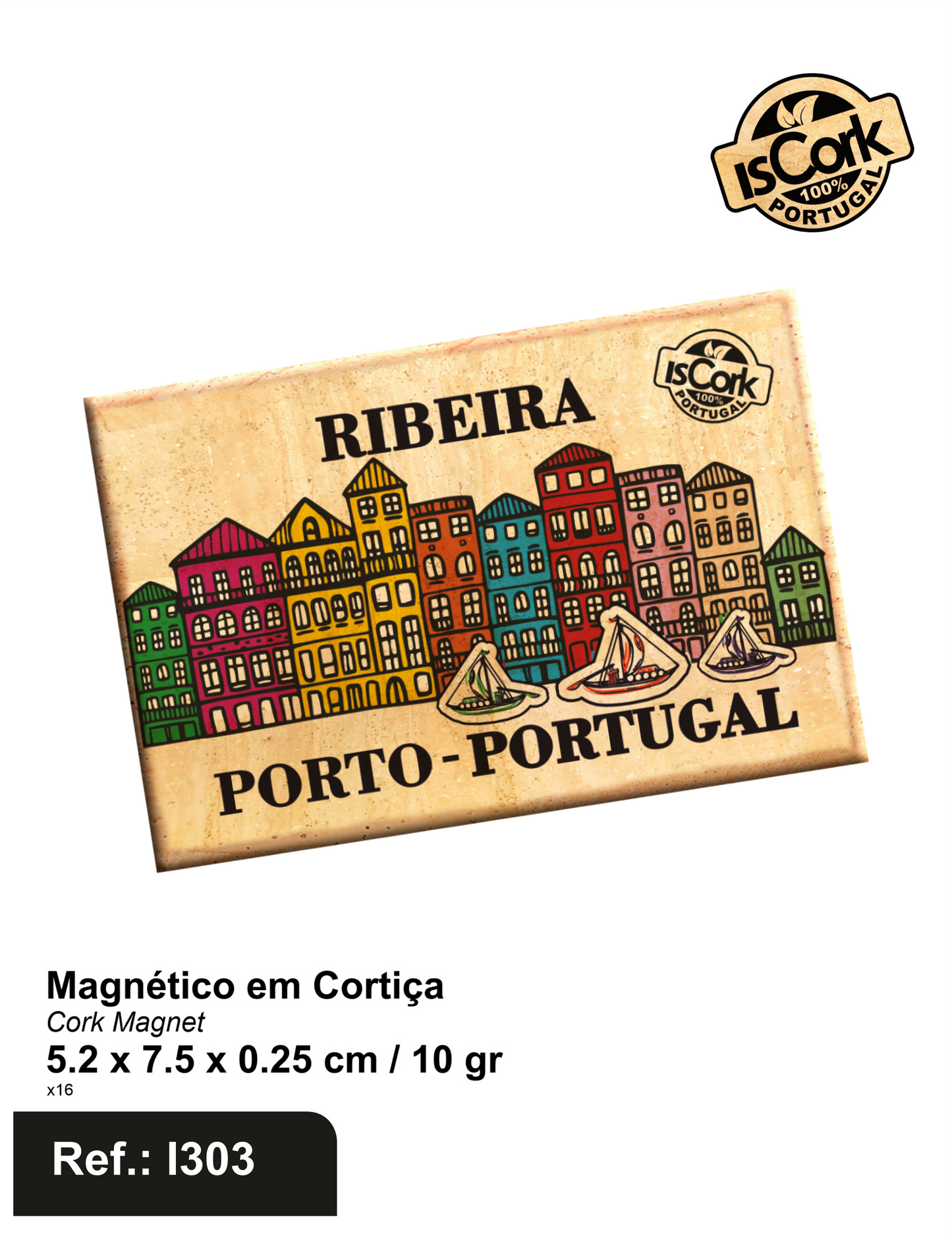 Porto Magnético Cortiça I-13