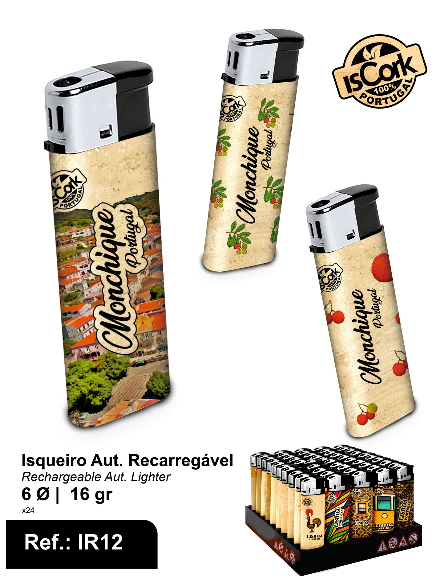 Isqueiro Aut. Recarregável Monchique