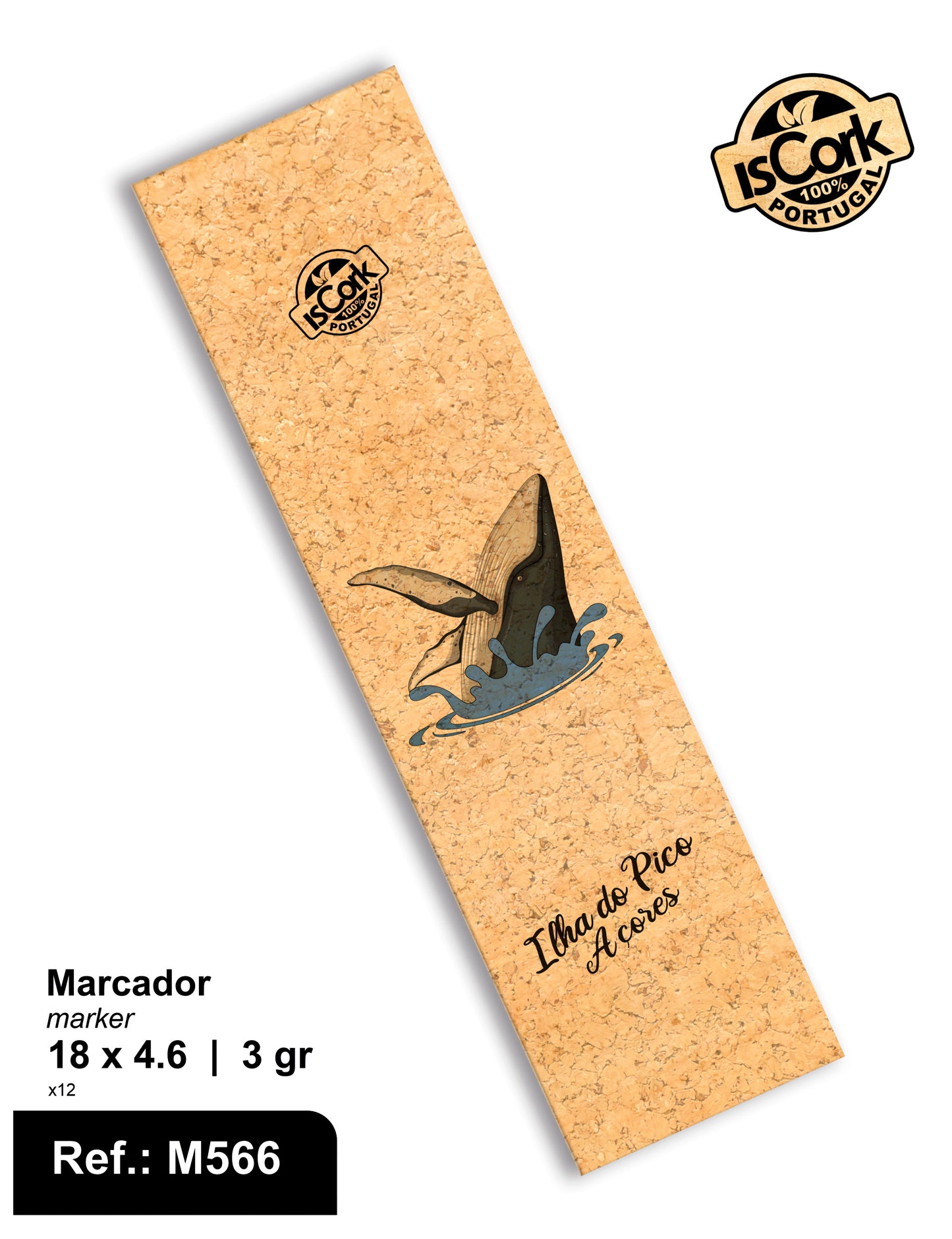 Marcador Retangular Ilha Pico G956