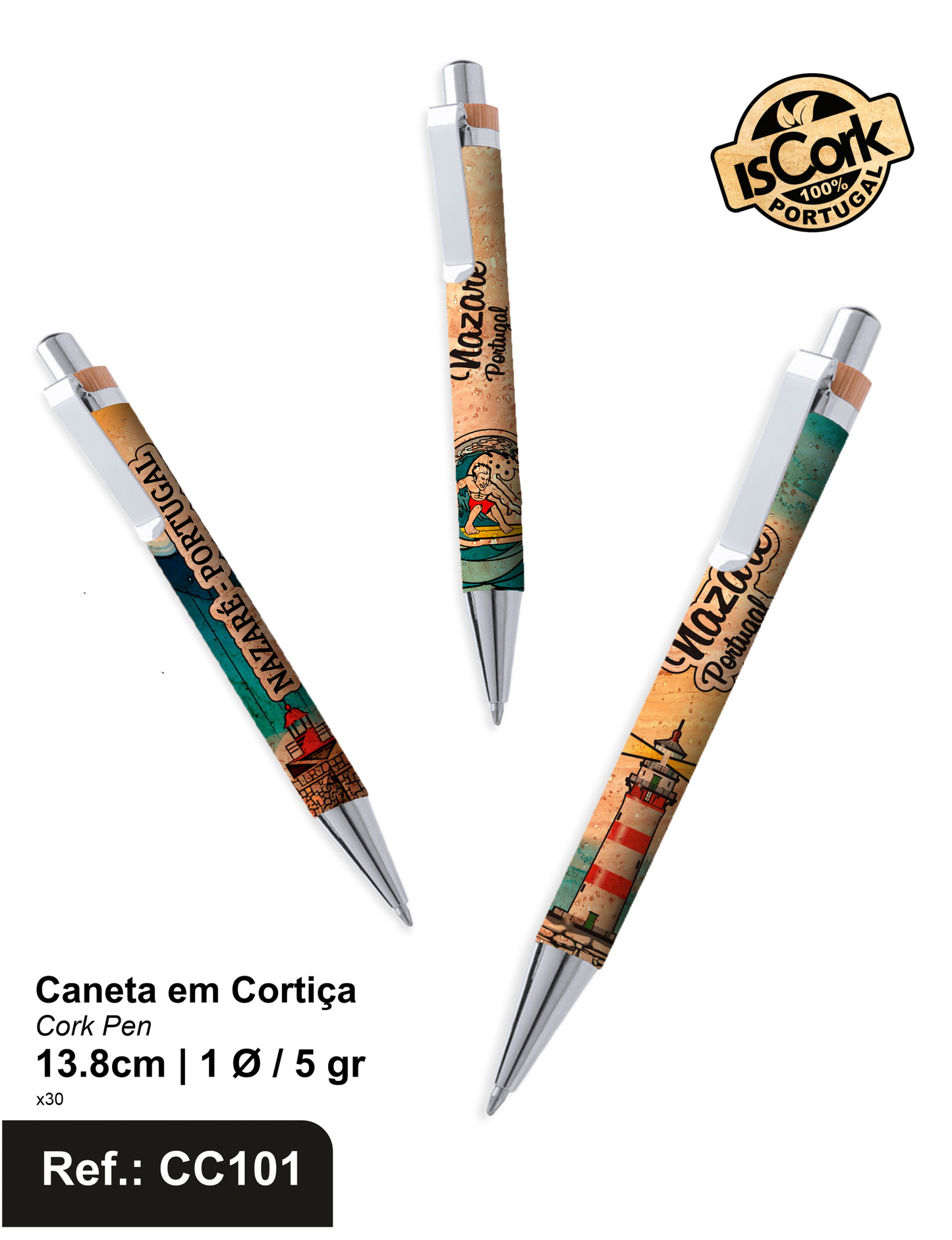 Caneta em Cortiça Nazaré