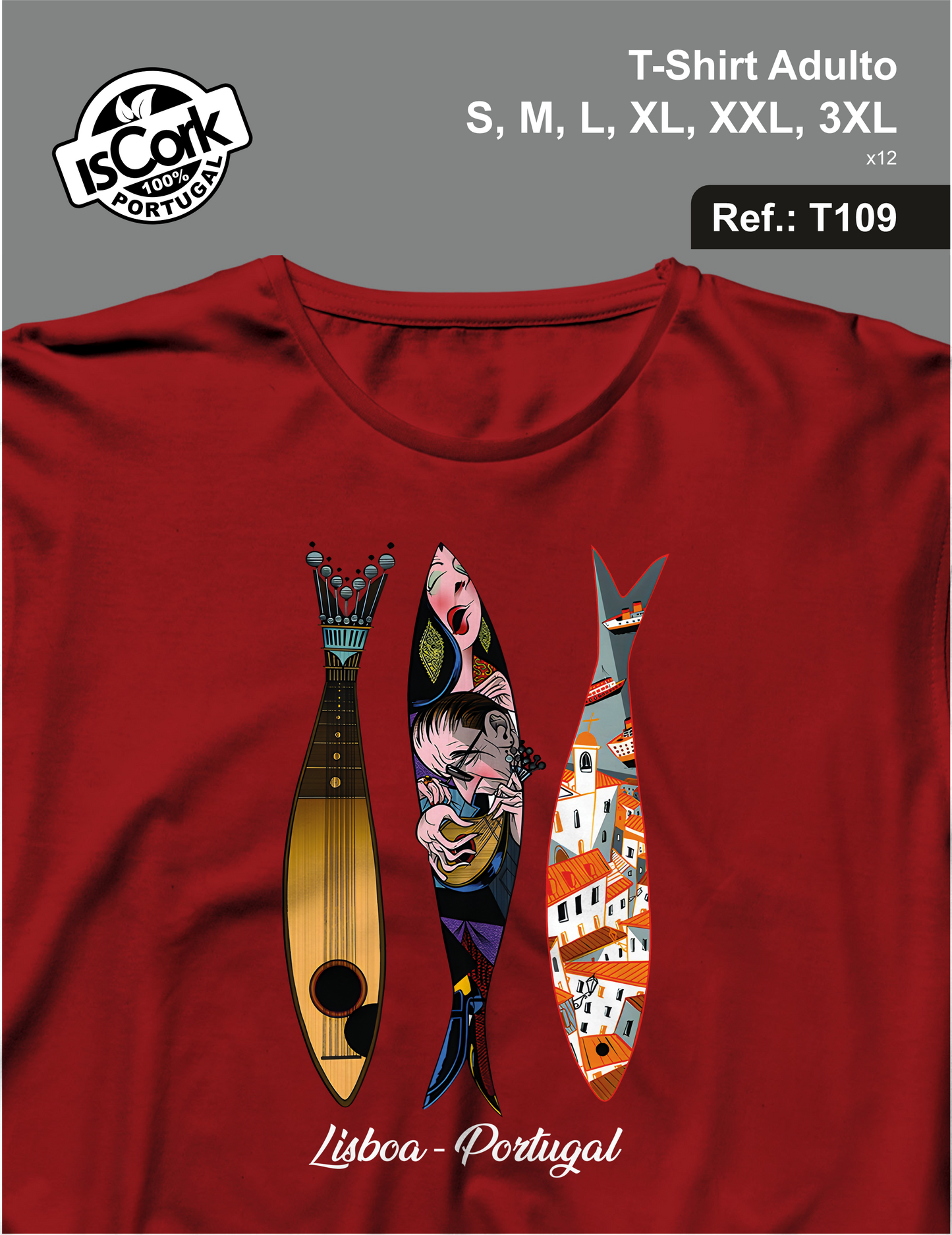 T-Shirt Adulto Lisboa G283