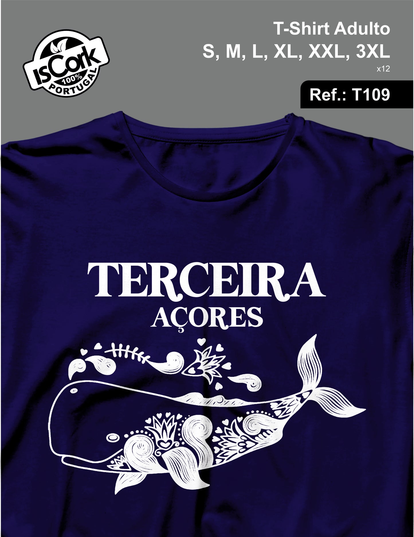 T-Shirt Adulto Terceira G916
