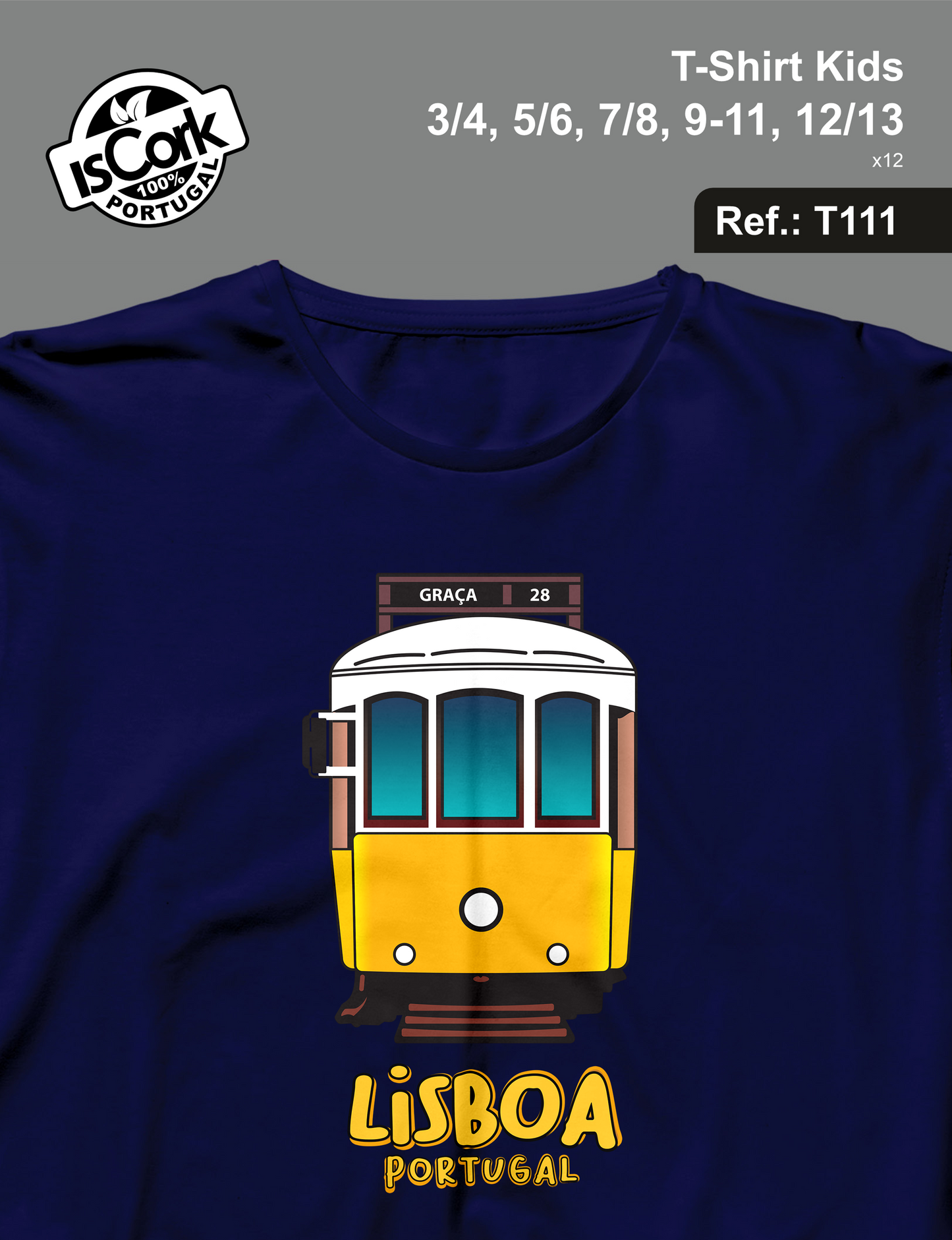 T-Shirt Kids Lisboa T27