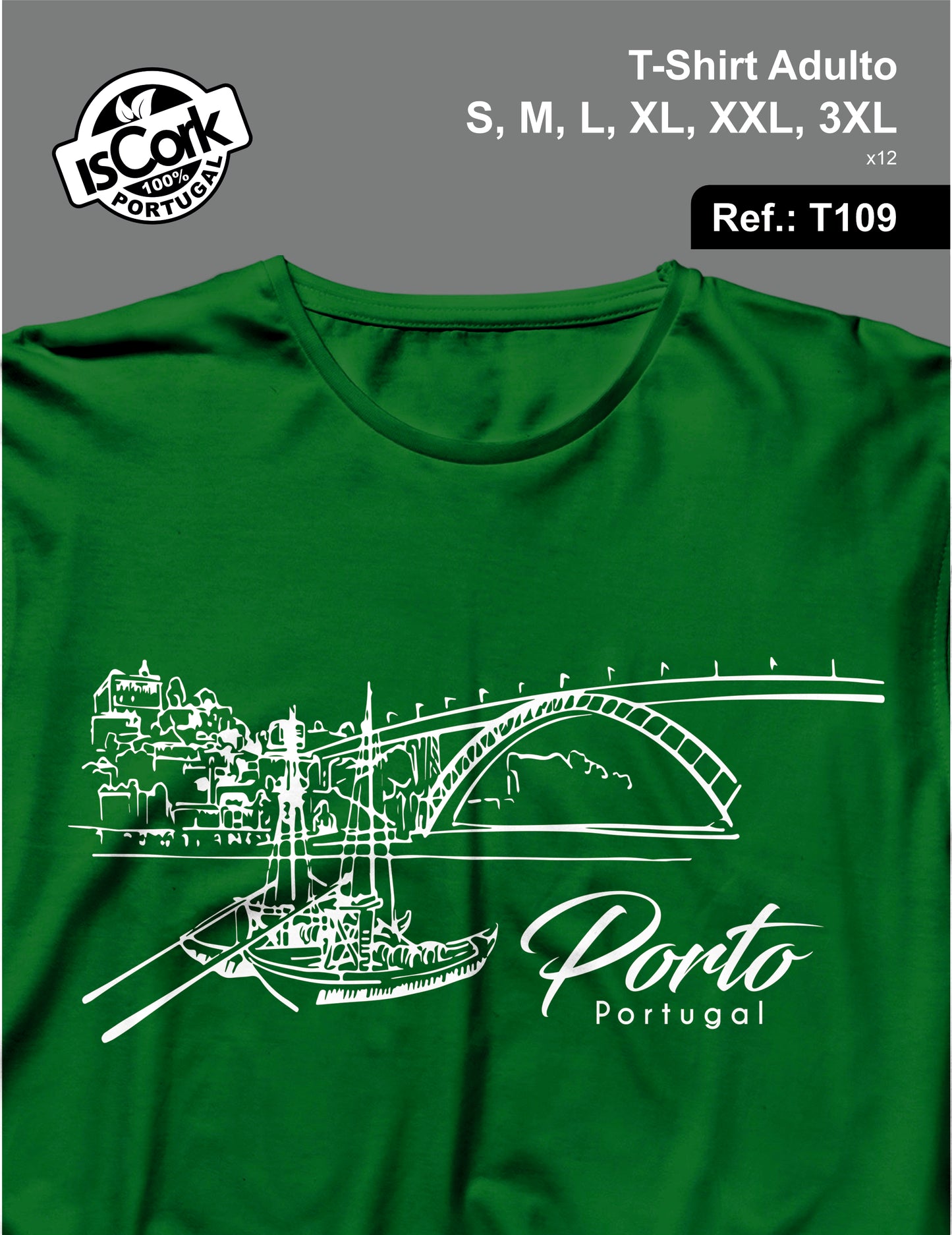 T-Shirt Adulto Porto T111