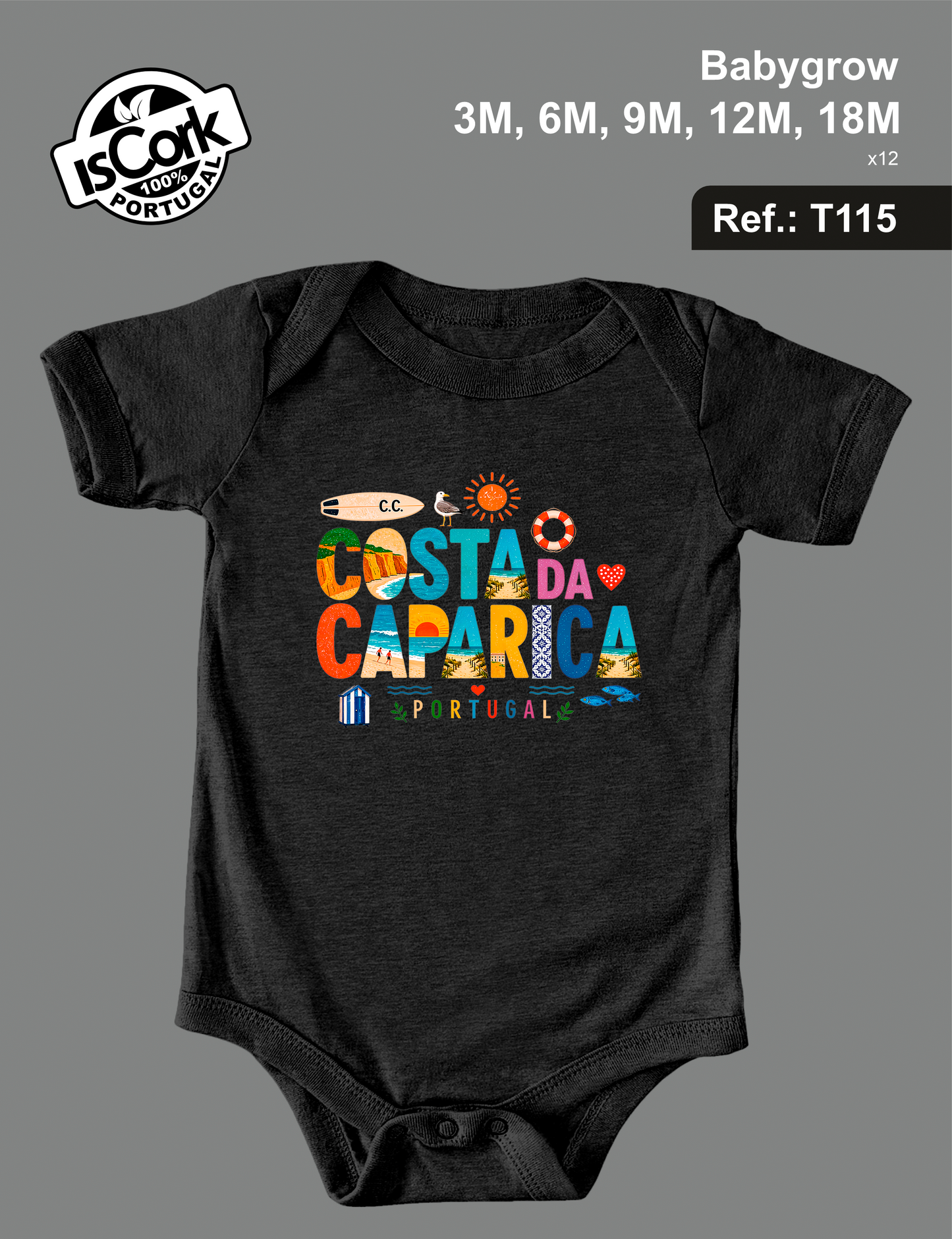 T-Shirt Kids Costa da Caparica G1110