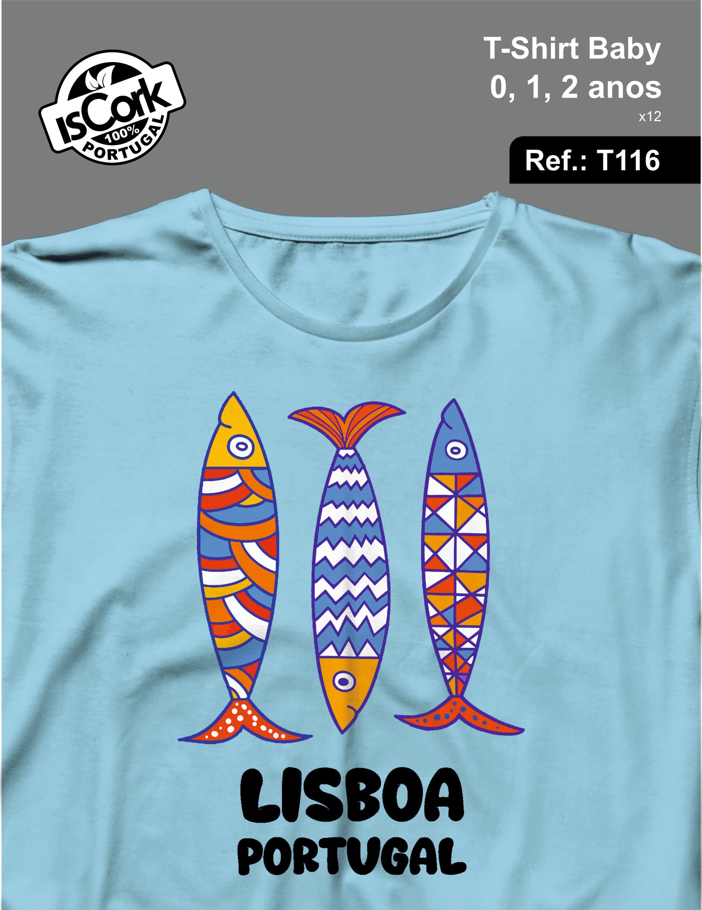 T-Shirt Baby Lisboa G513