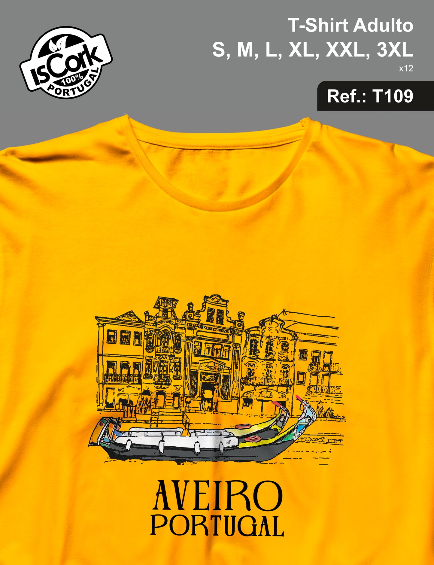 T-Shirt Adulto Aveiro T17