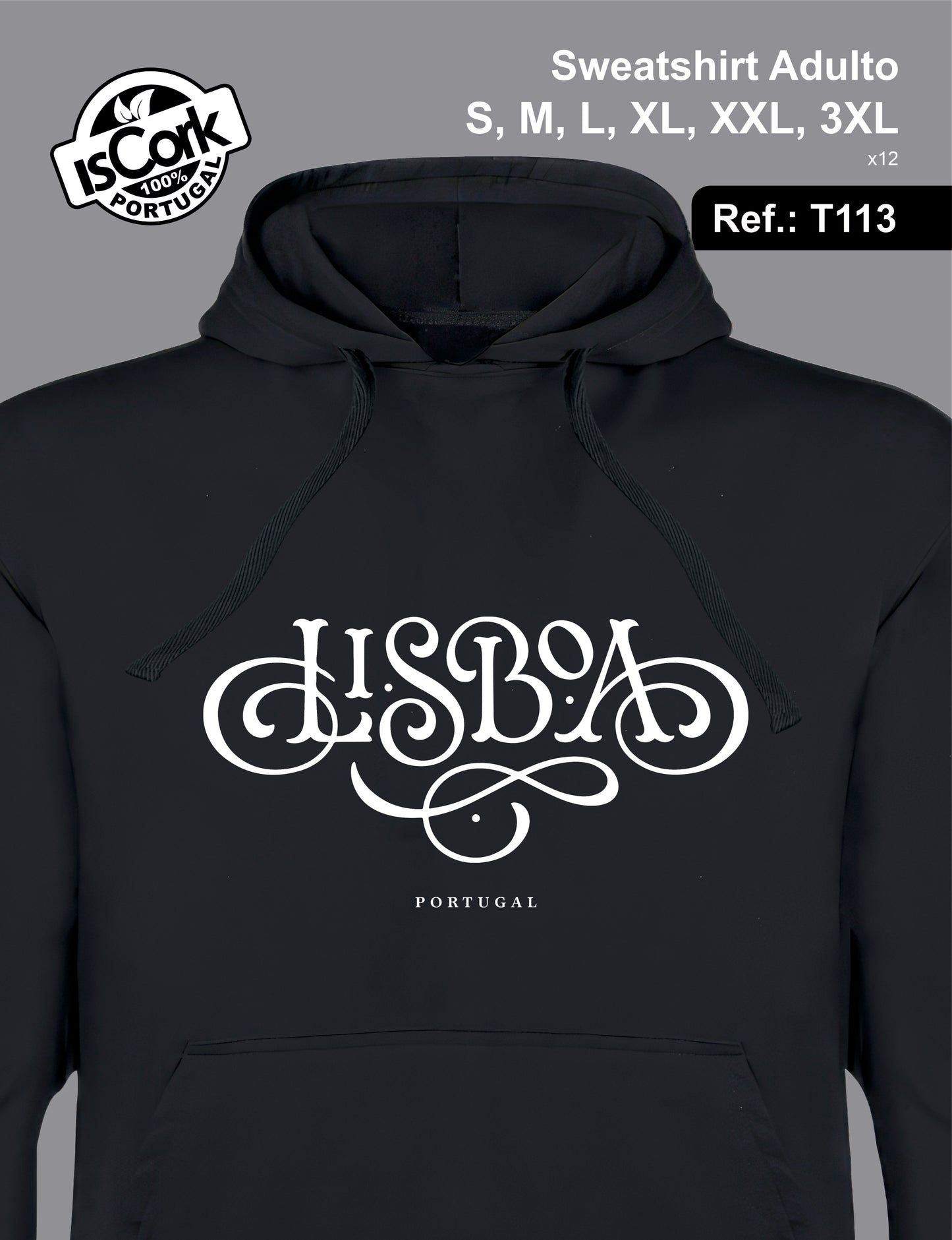 Sweatshirt Adulto Lisboa T194