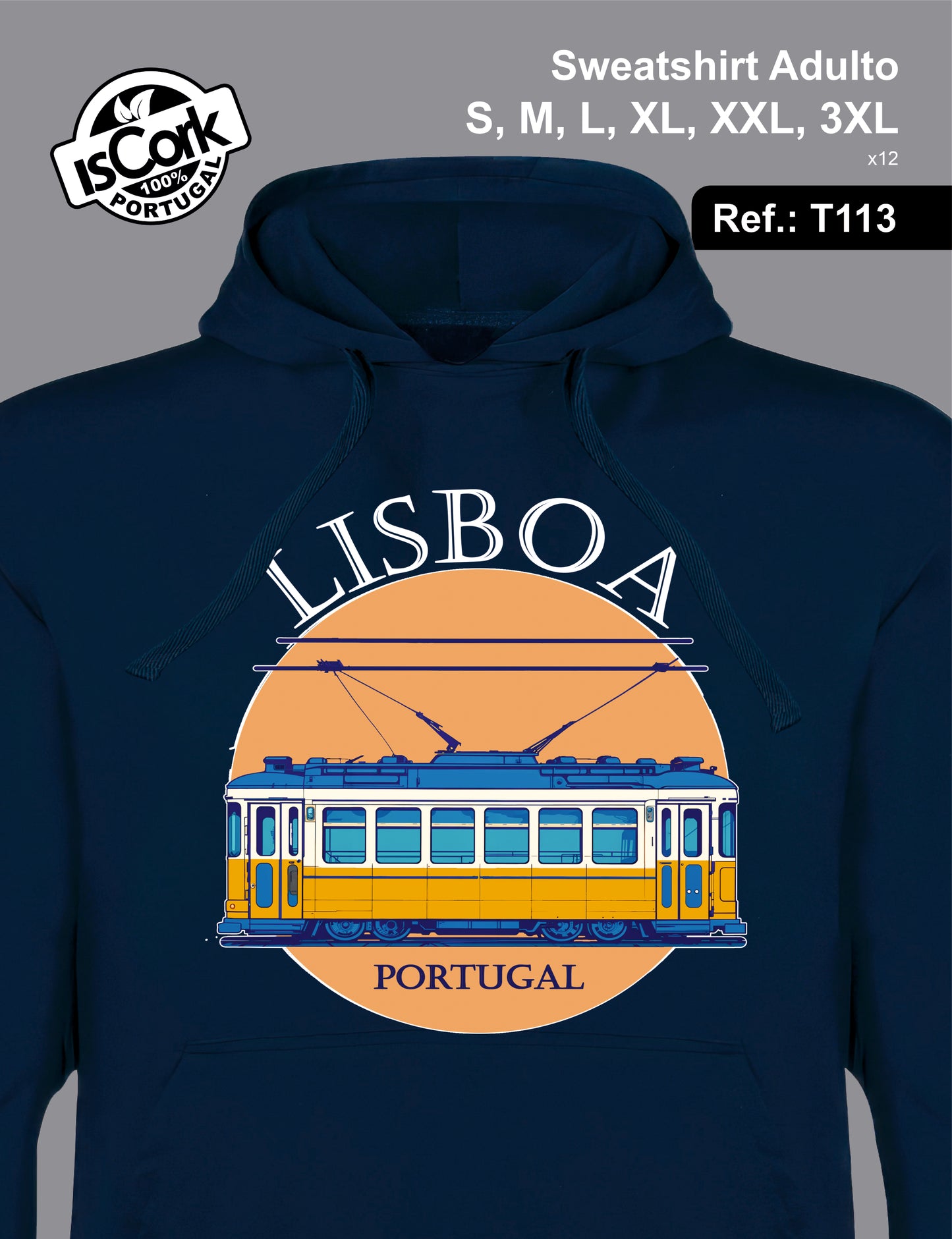 Sweatshirt Adulto Lisboa T195