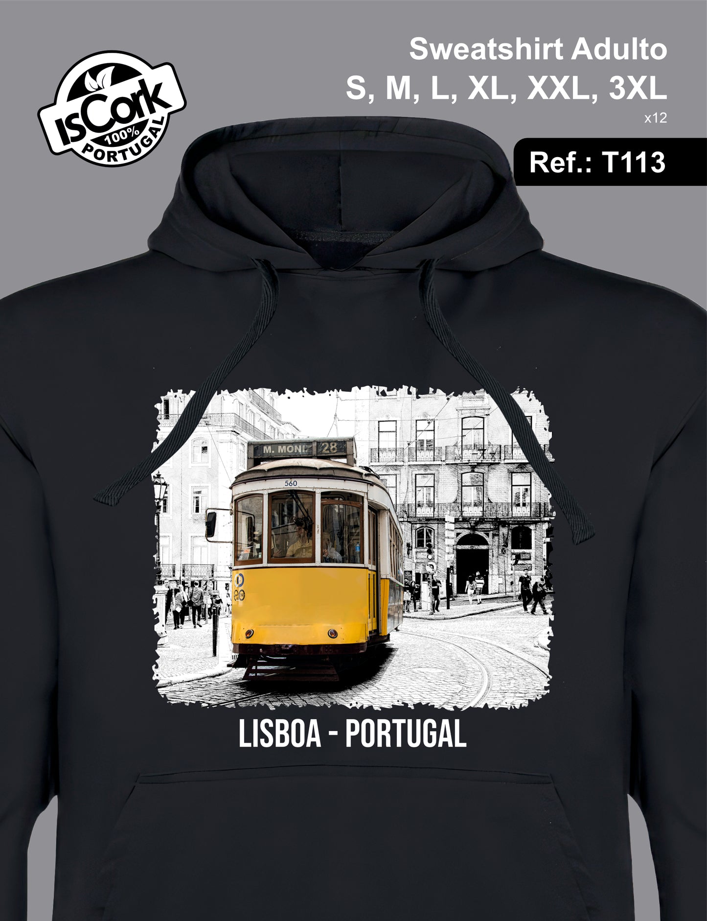 Sweatshirt Adulto Lisboa T213