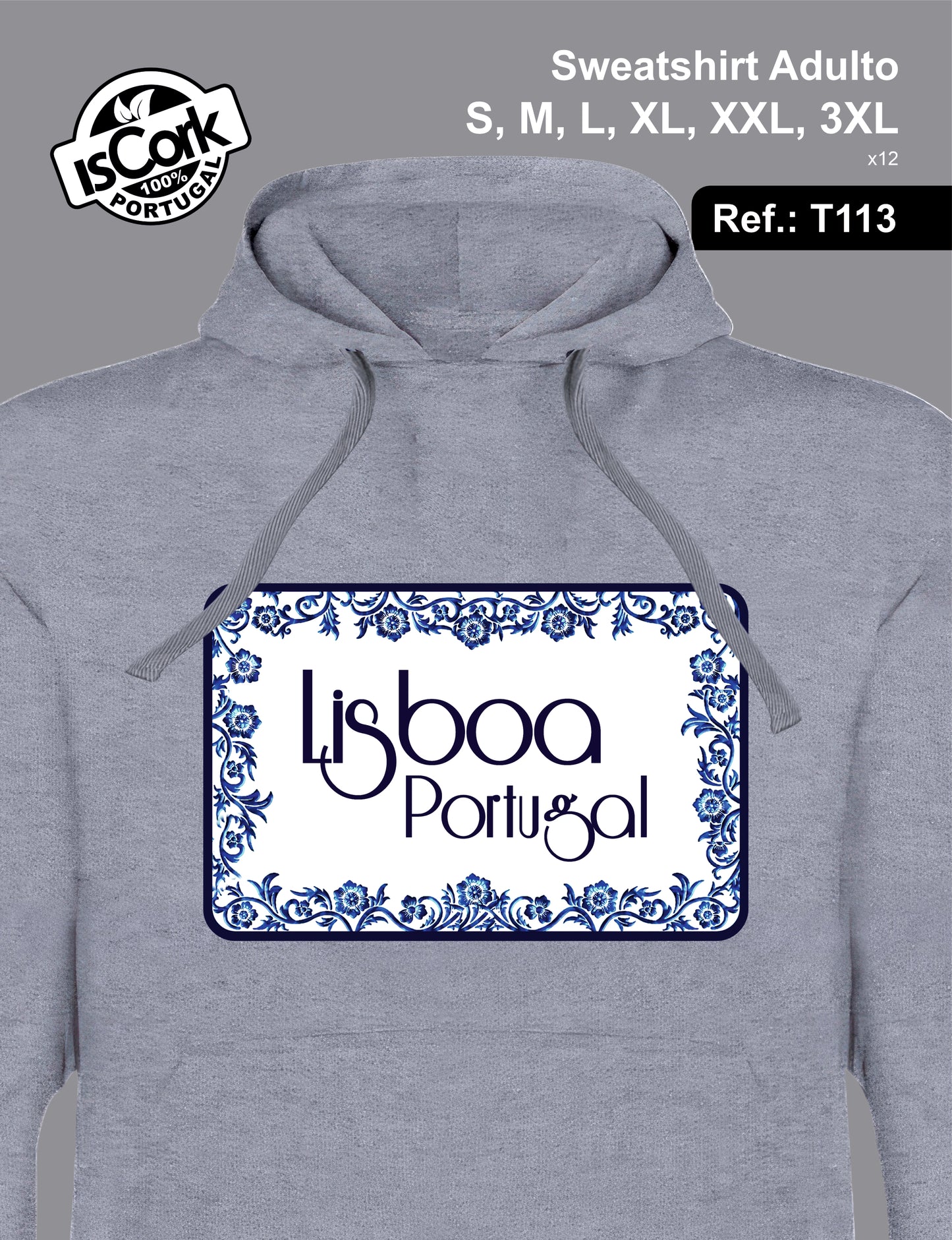Sweatshirt Adulto Lisboa T227