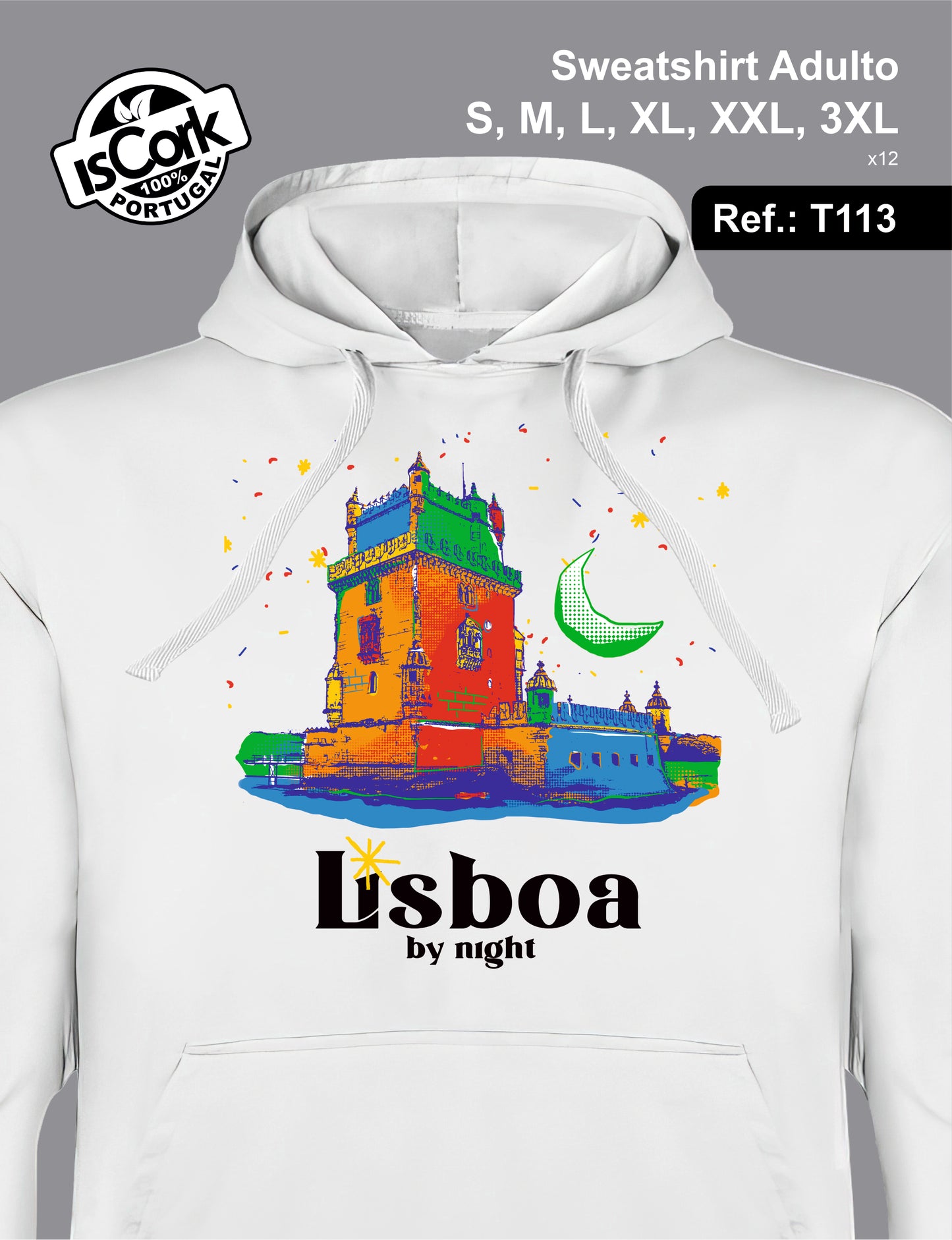 Sweatshirt Adulto Lisboa T587