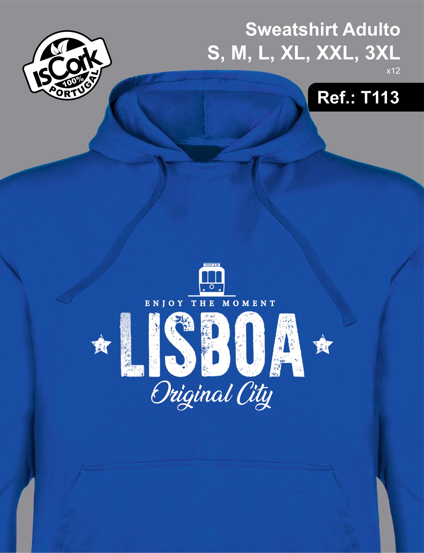 Sweatshirt Adulto Lisboa T599