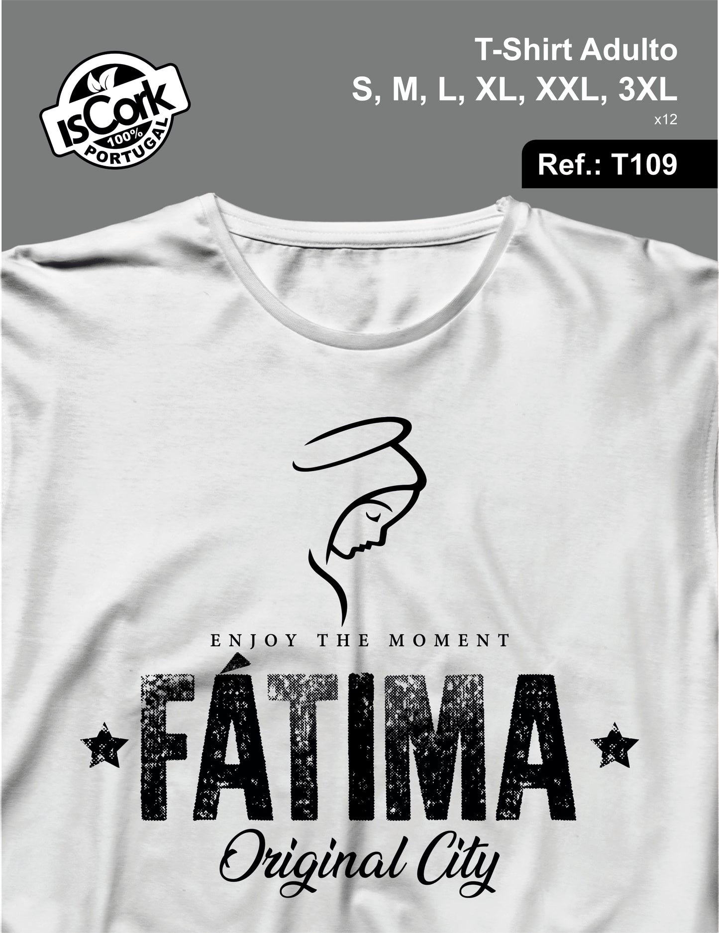 T-Shirt Adulto Fátima T599