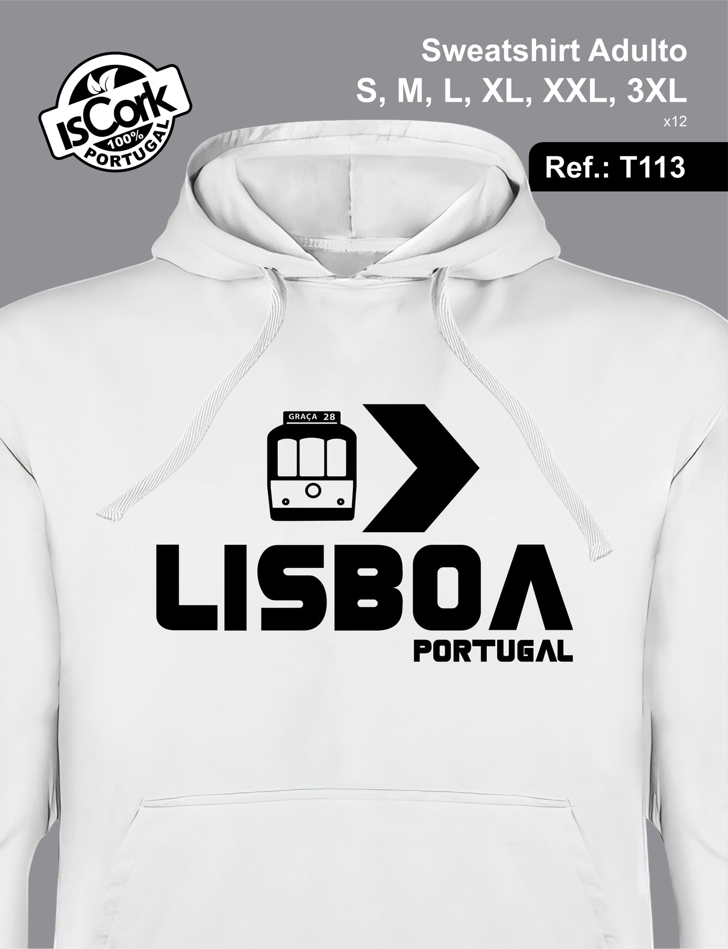 Sweatshirt Adulto Lisboa T607