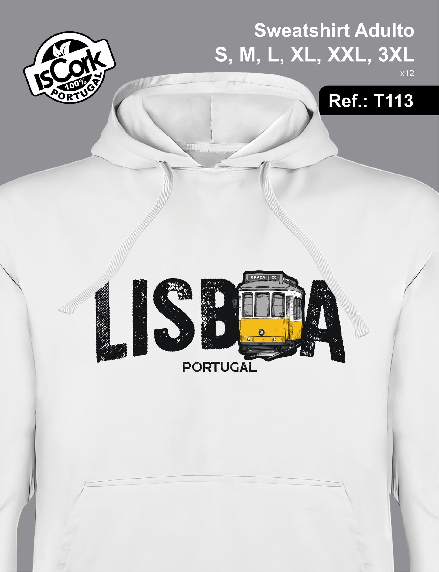 Sweatshirt Adulto Lisboa T610