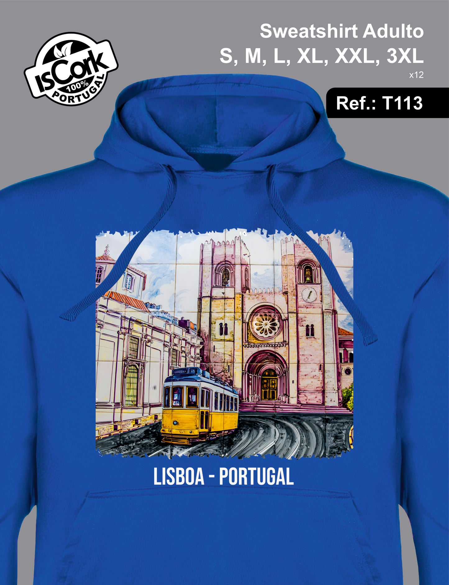 Sweatshirt Adulto Lisboa T85