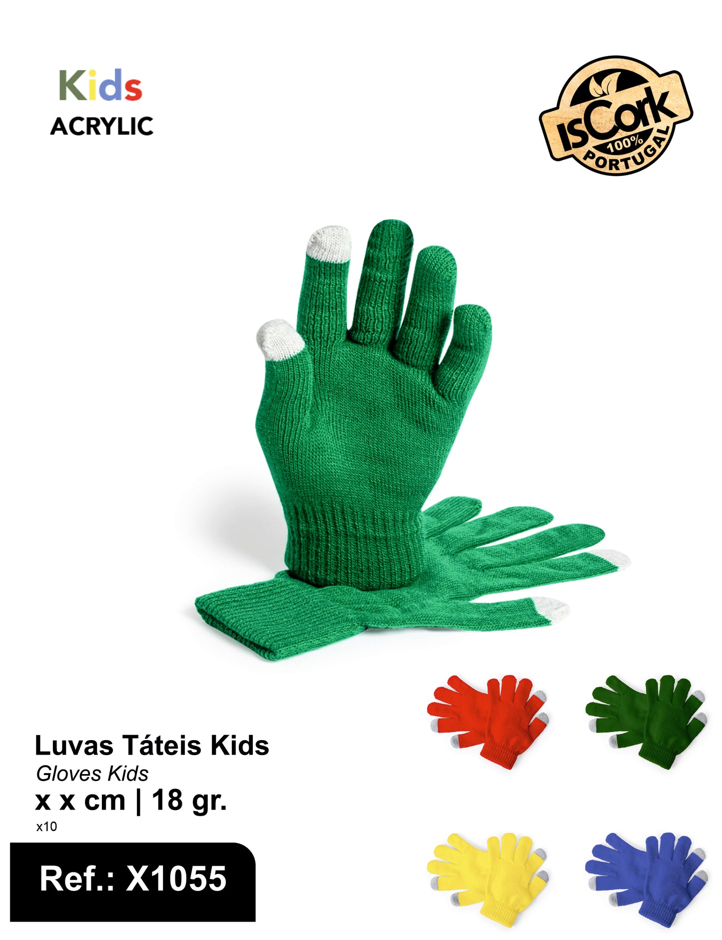 Luvas Táteis Kids