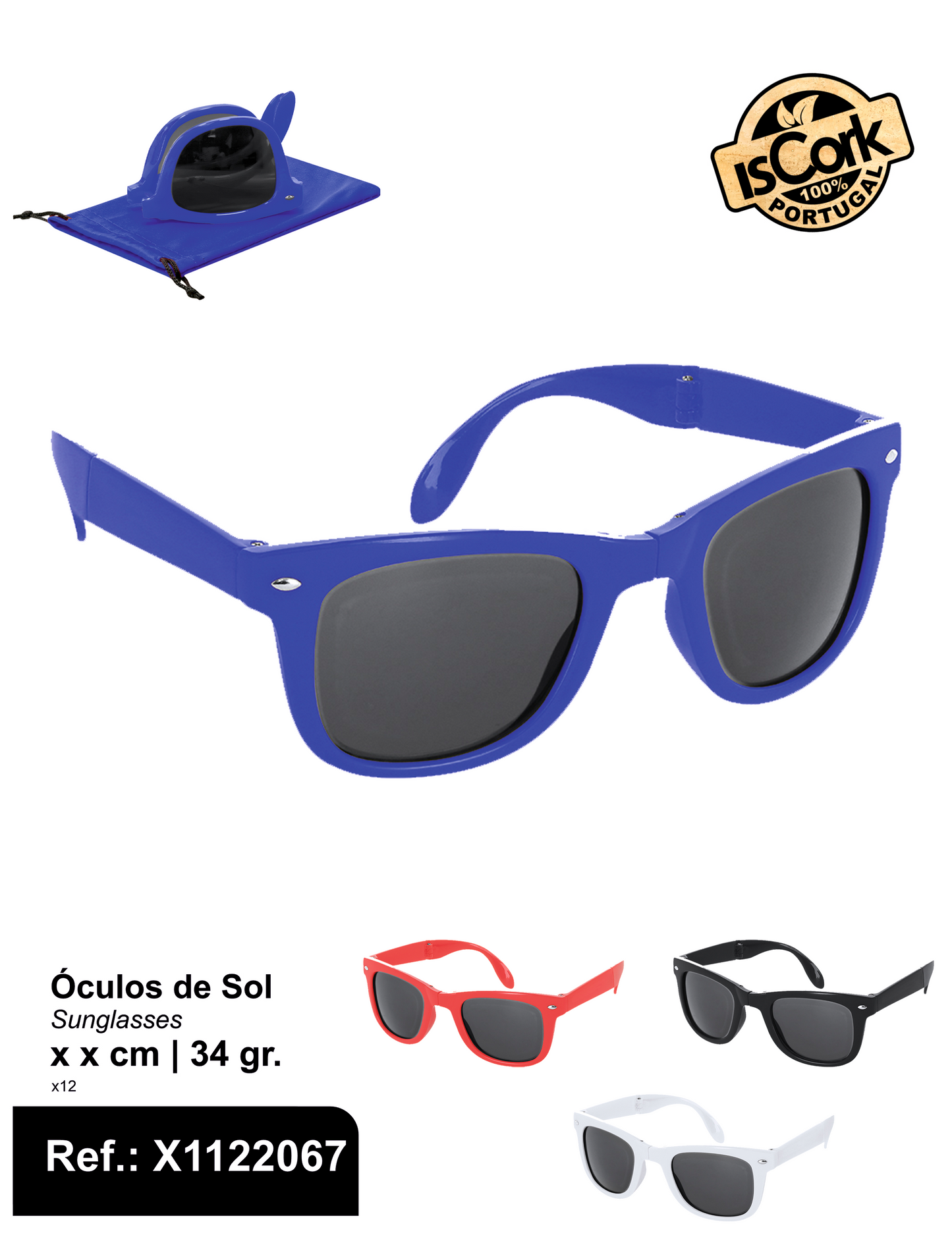 Óculos de Sol Dobráveis